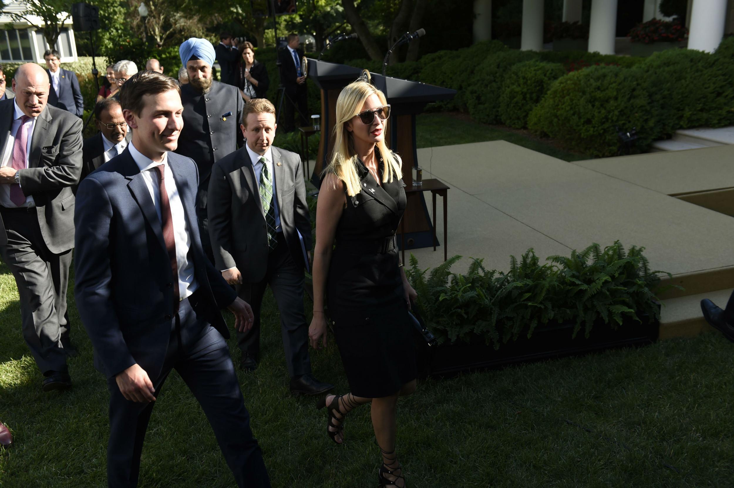 There are few people Mr Trump trusts more than his daughter and son-in-law