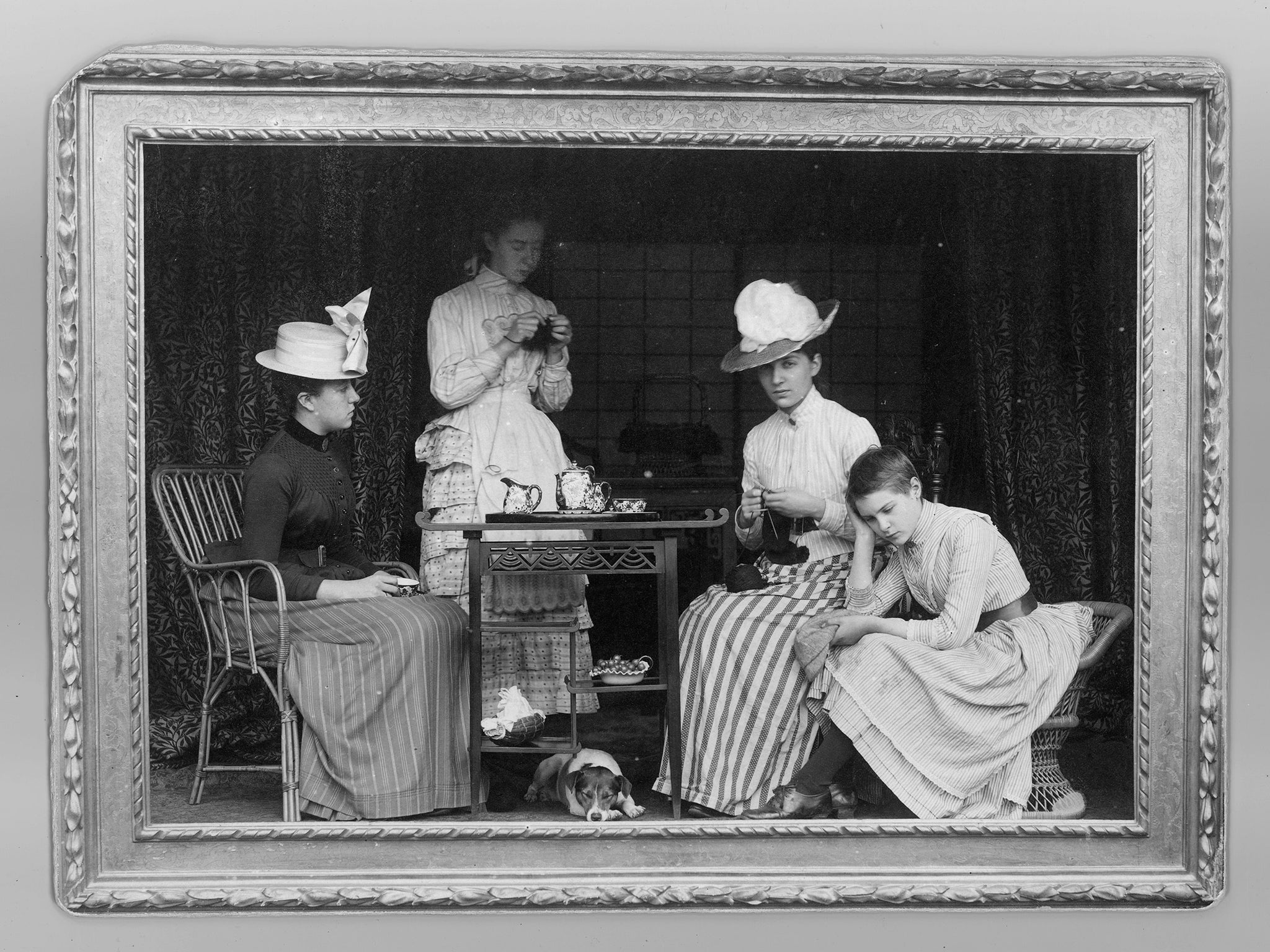 A Victorian tea party, circa 1895