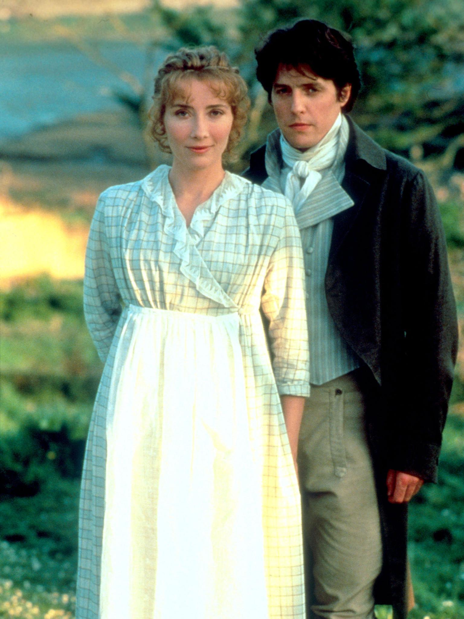 Thompson as Elinor Dashwood with Hugh Grant as Edward Ferrars in 'Sense and Sensibility'