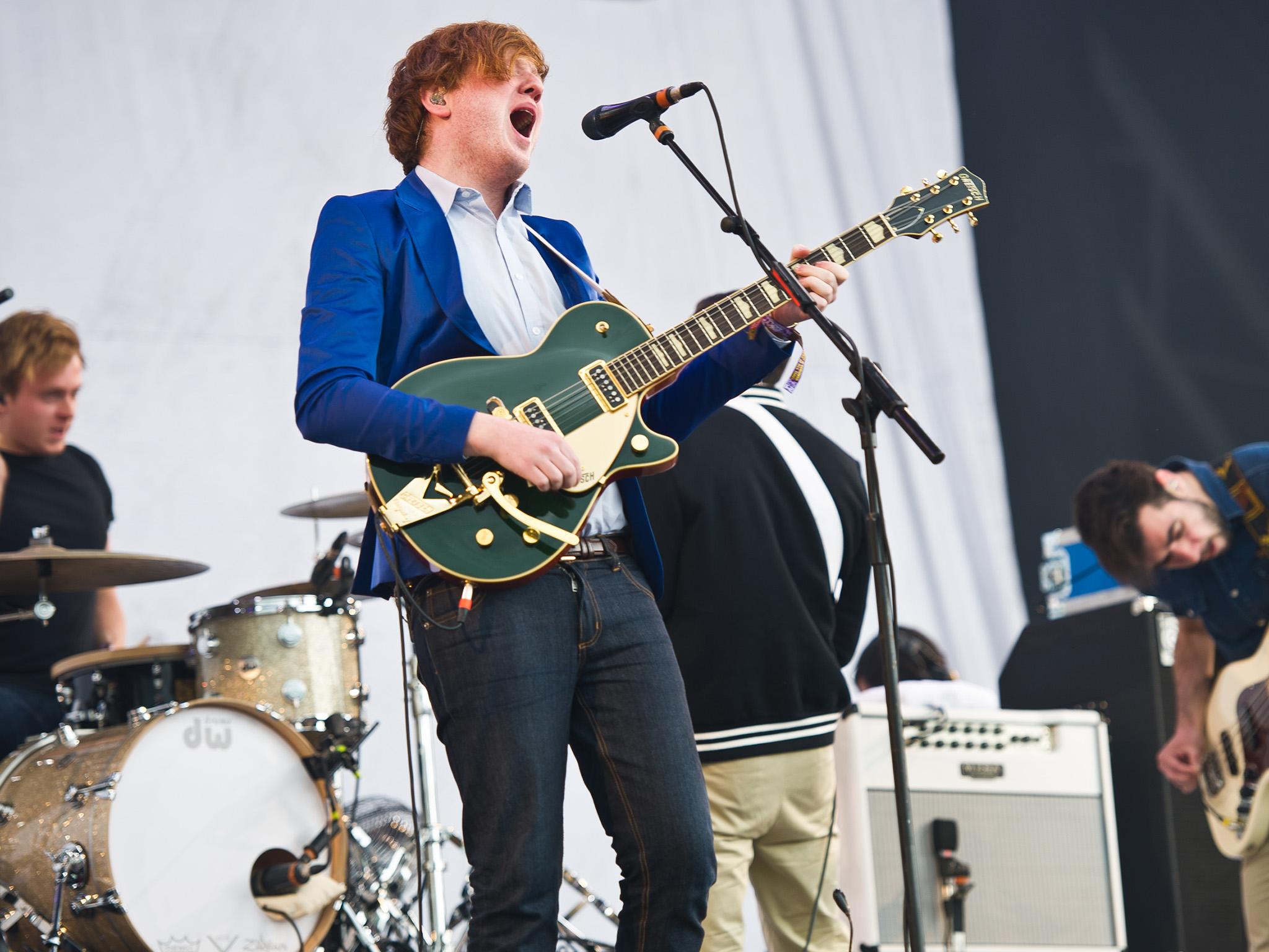 Alex Trimble and Kevin Baird of Two Door Cinema Club have also be picked to perform at Latitude Festival by Mumford &amp; Sons (Getty)