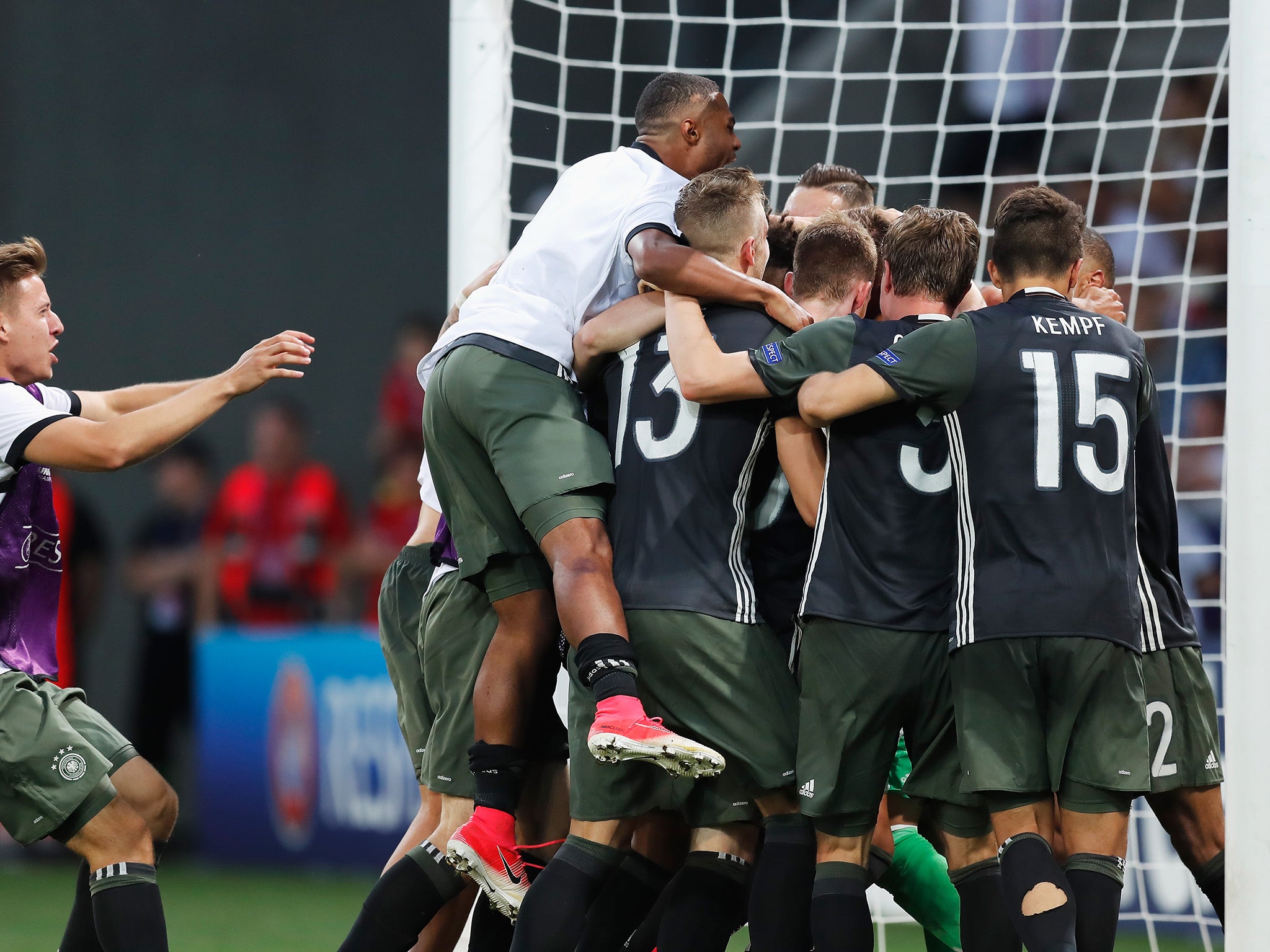 Pollersbeck's second save sent Germany through