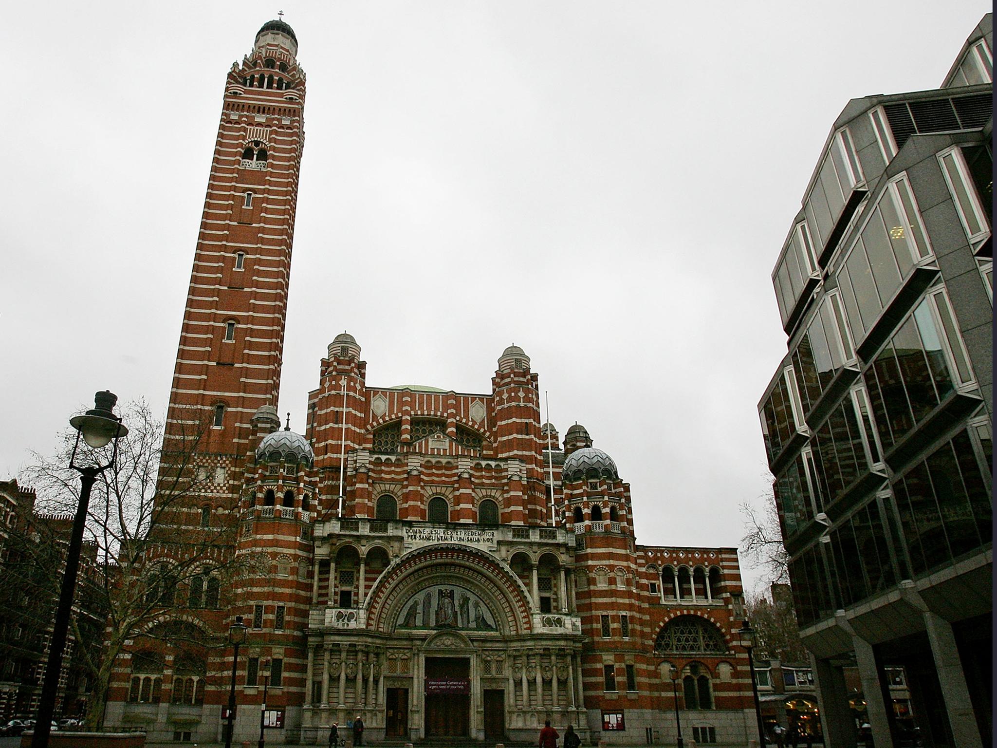 Westminster Cathedral where Giddings was stranded after his car was towed