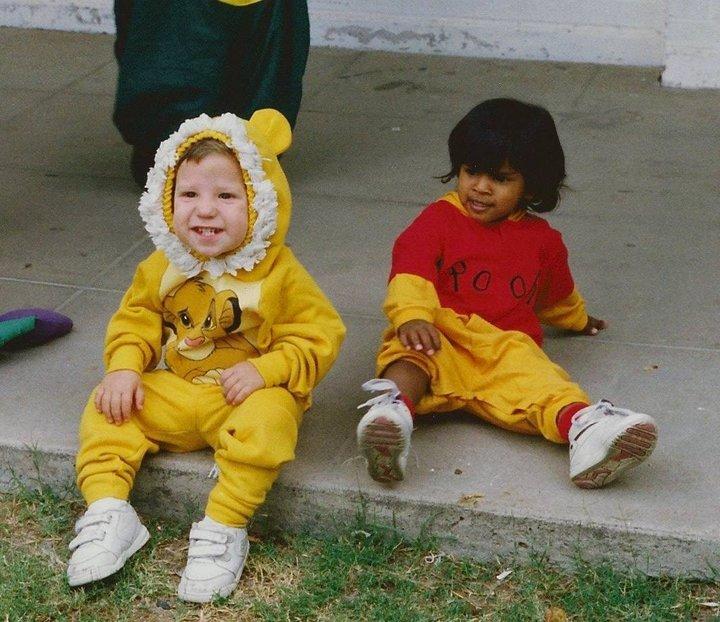 Matt and Laura in their preschool days