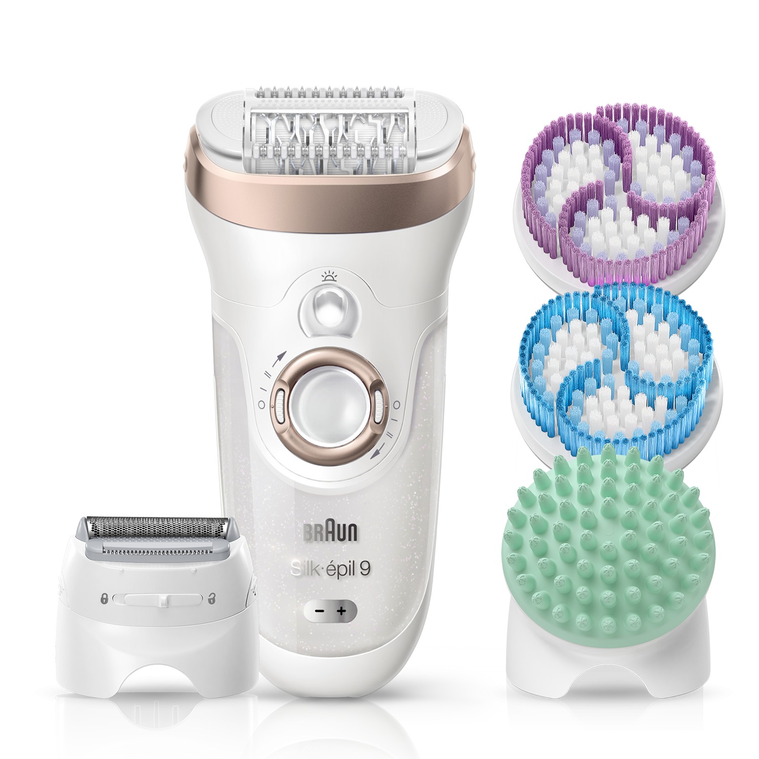 Silk-épil 9 SkinSpa with New Body CelluMassager pad, £179.99, Braun