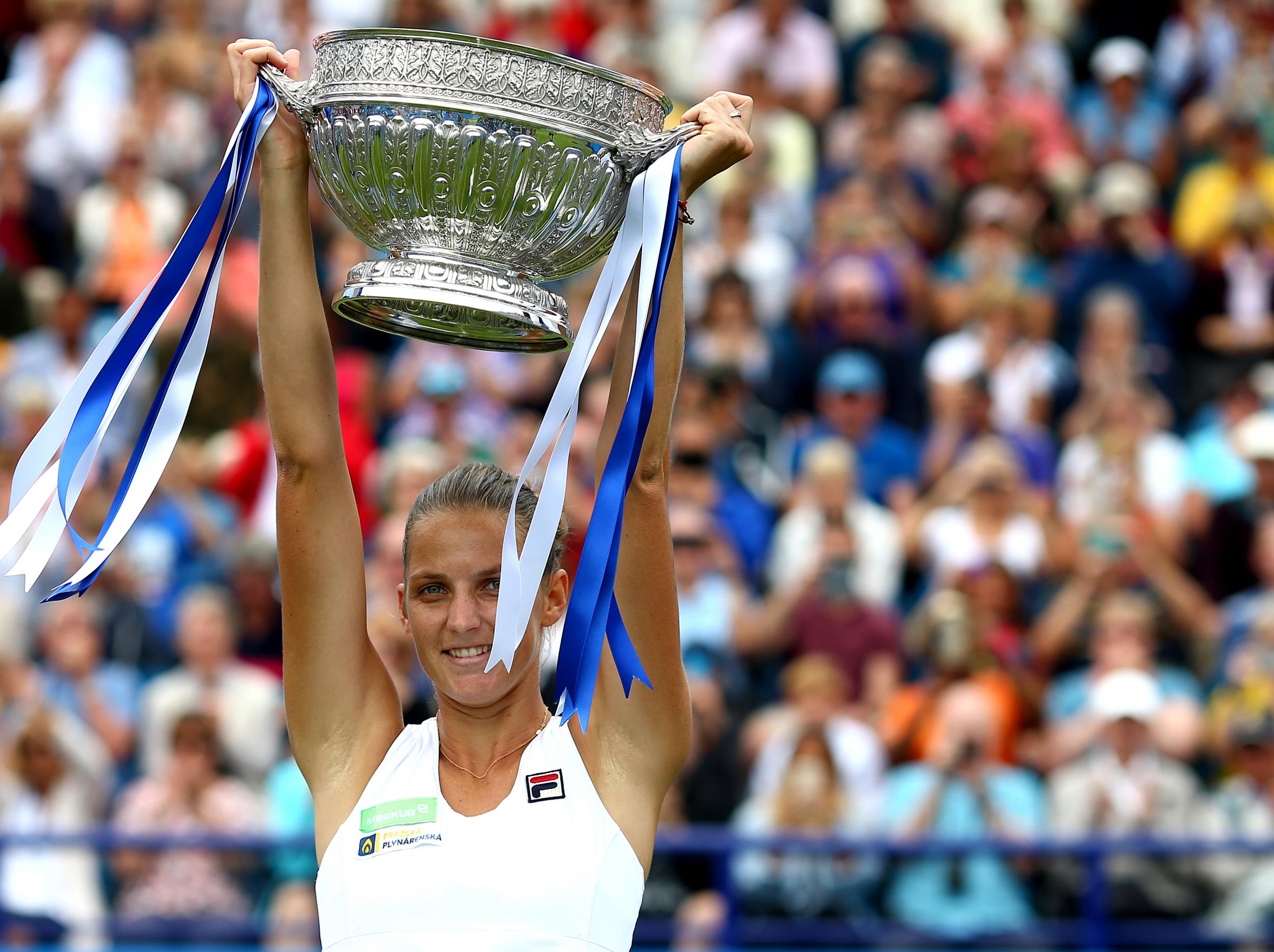 
Pliskova has never made it beyond the second round at Wimbledon 