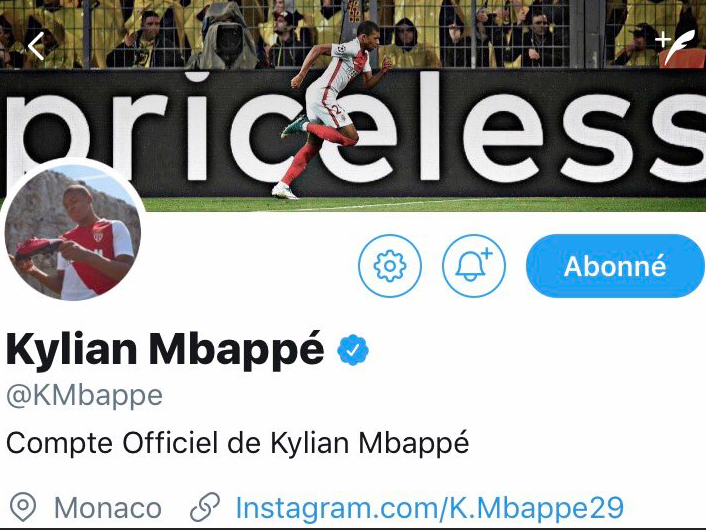 ... and after (Twitter - @KMbappe)