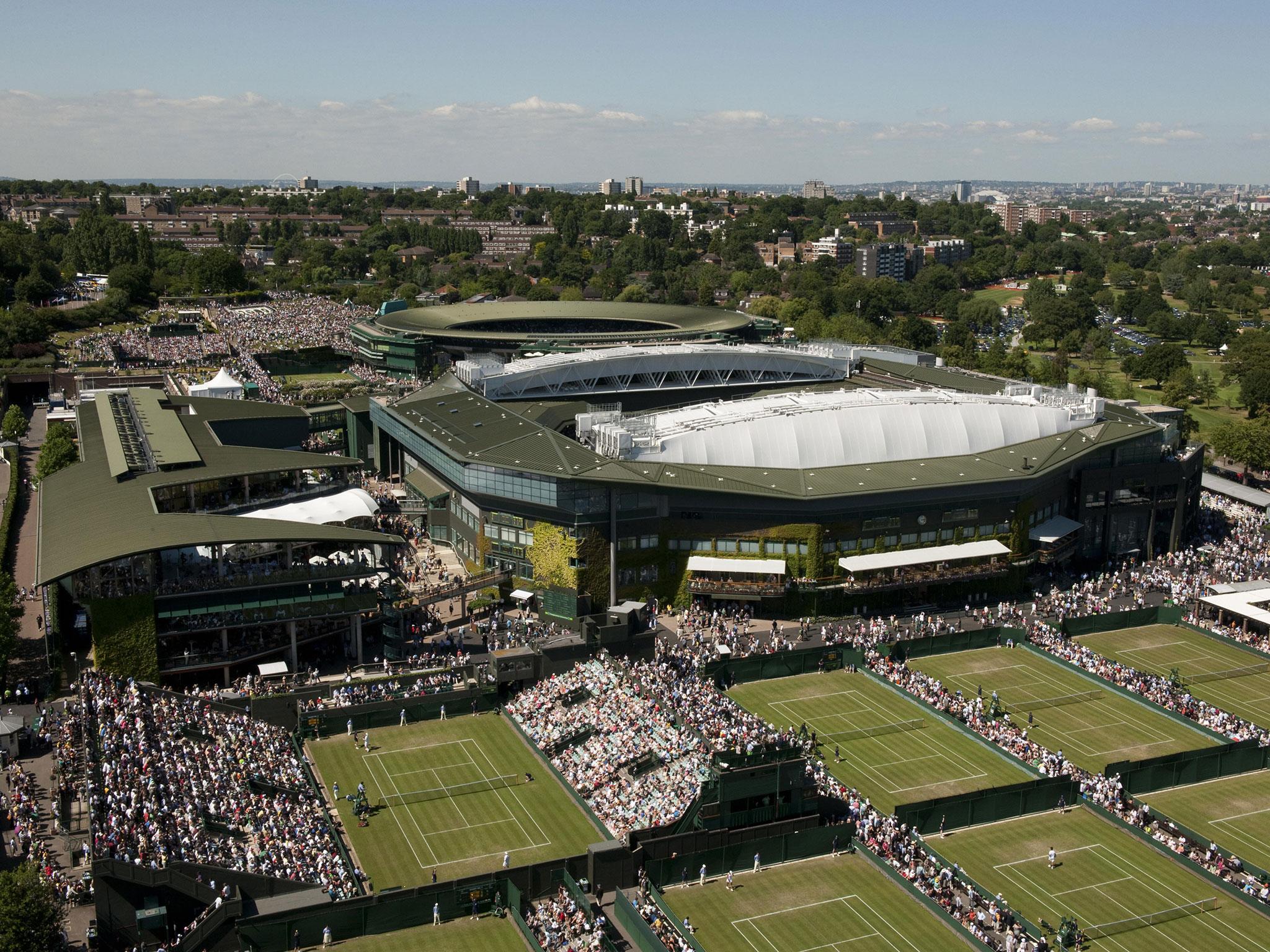 New strains of grass are tested out on the outer courts before, if good enough, graduating to Centre Court and Court no 1