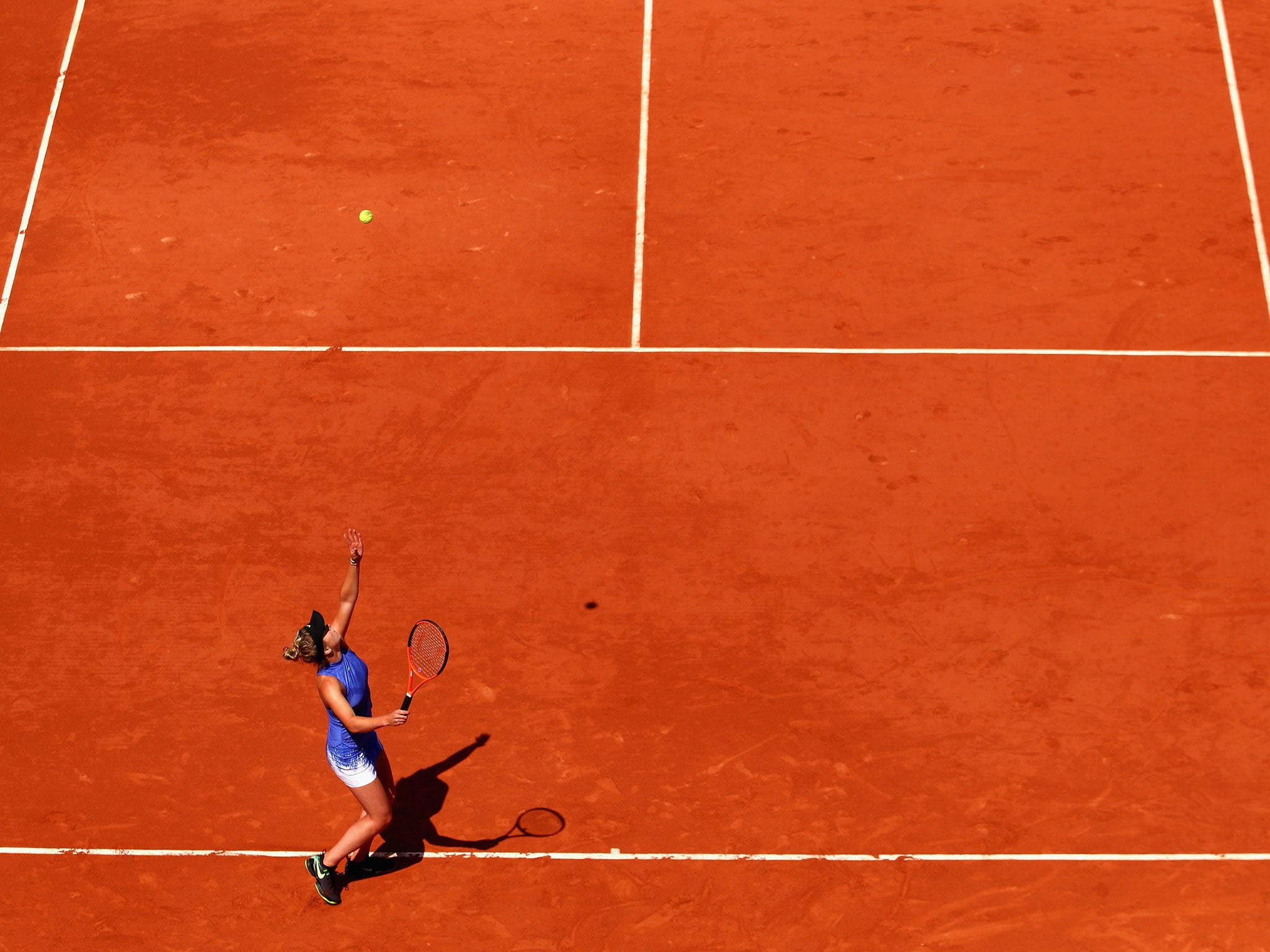 Svitolina made it to the quarter-finals of the French Open