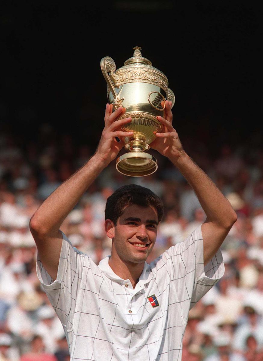 Sampras was the first man to win 14 Grand Slam singles titles