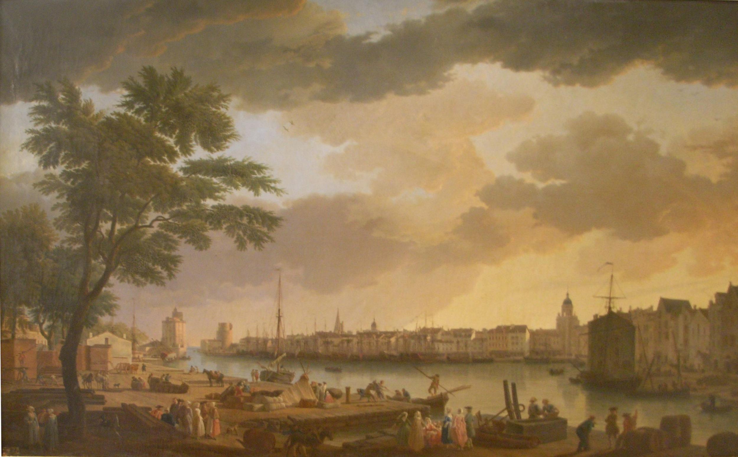 Claude-Joseph Vernet, ‘Vue du port de La Rochelle, prise de la petite rive’ (1762)