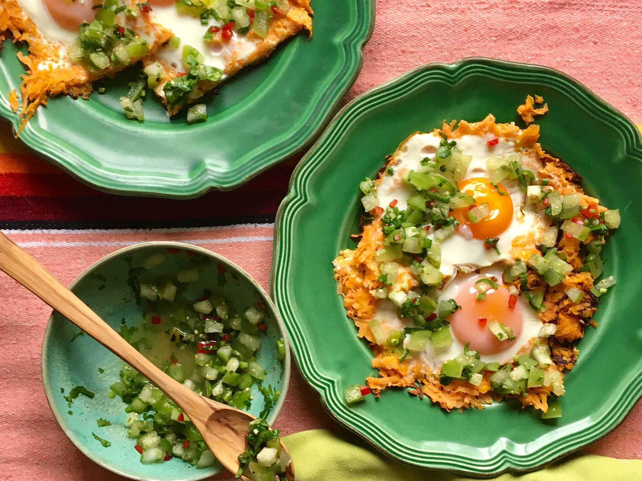 These sweet potato rostis are perfect for brunch, light snacks or finger food