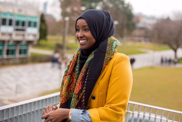 Zamzam Ibrahim is President of the University of Salford Student Union