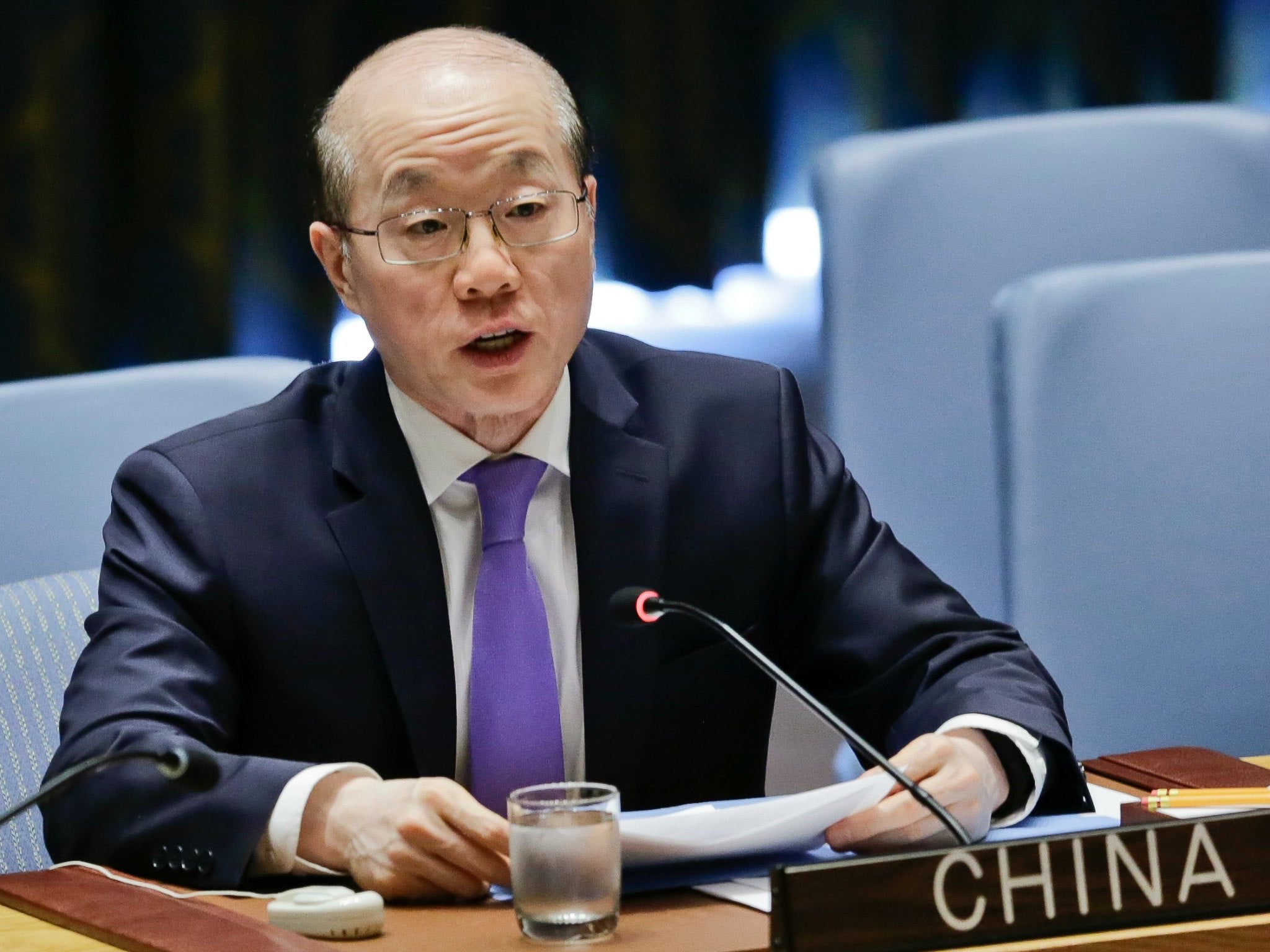 China's United Nations Ambassador Liu Jieyi