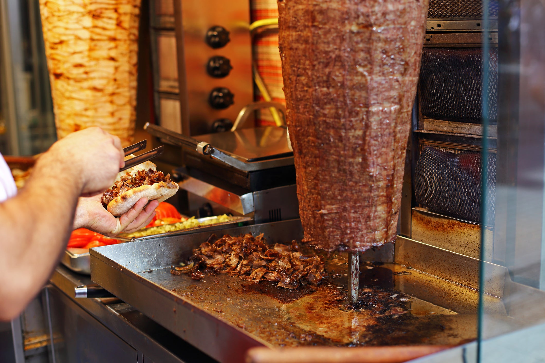 Doner meat in a pitta is a classic late-night treat