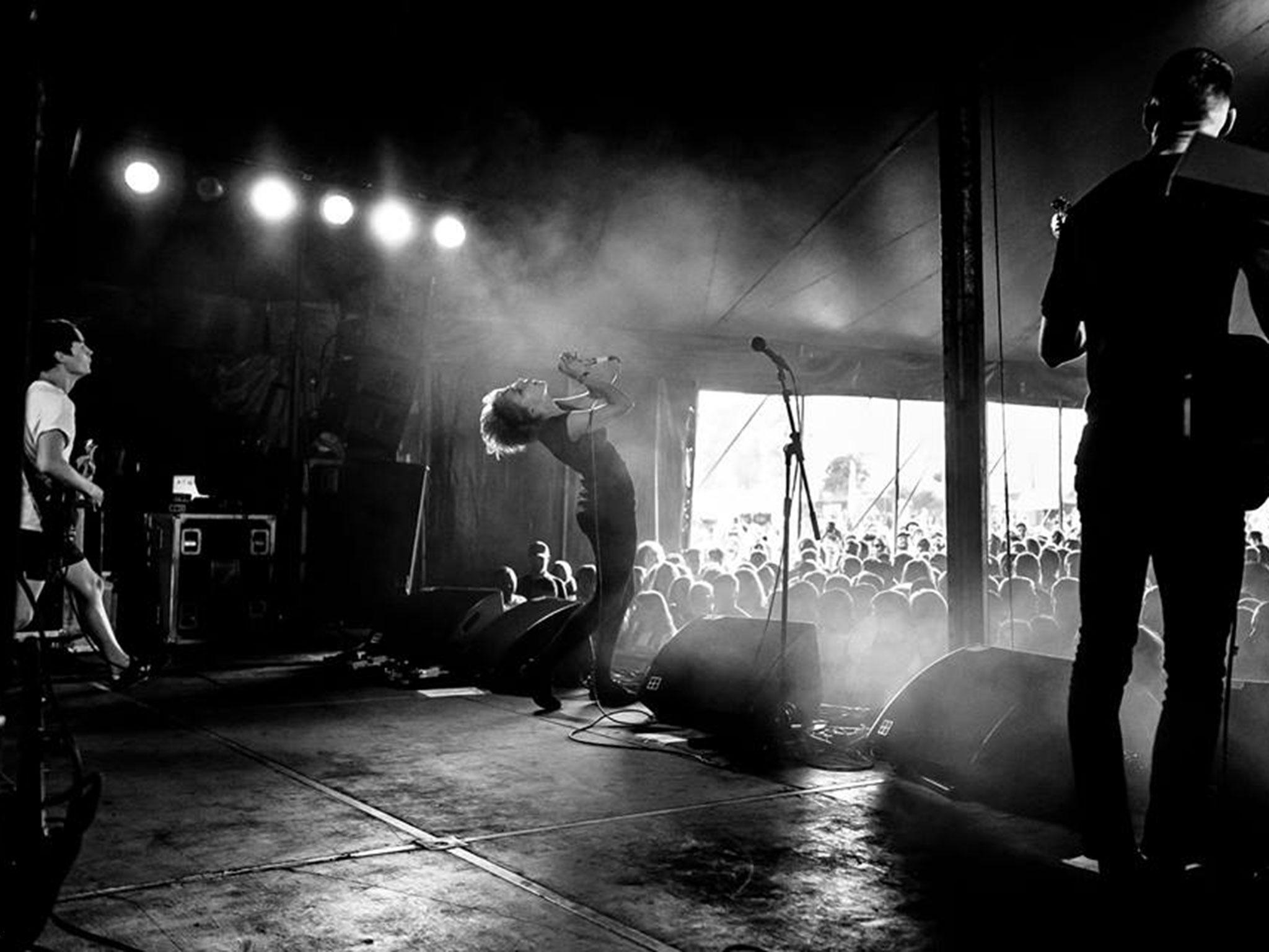 Rolo Tomassi playing the Yohkai stage at ArcTanGent