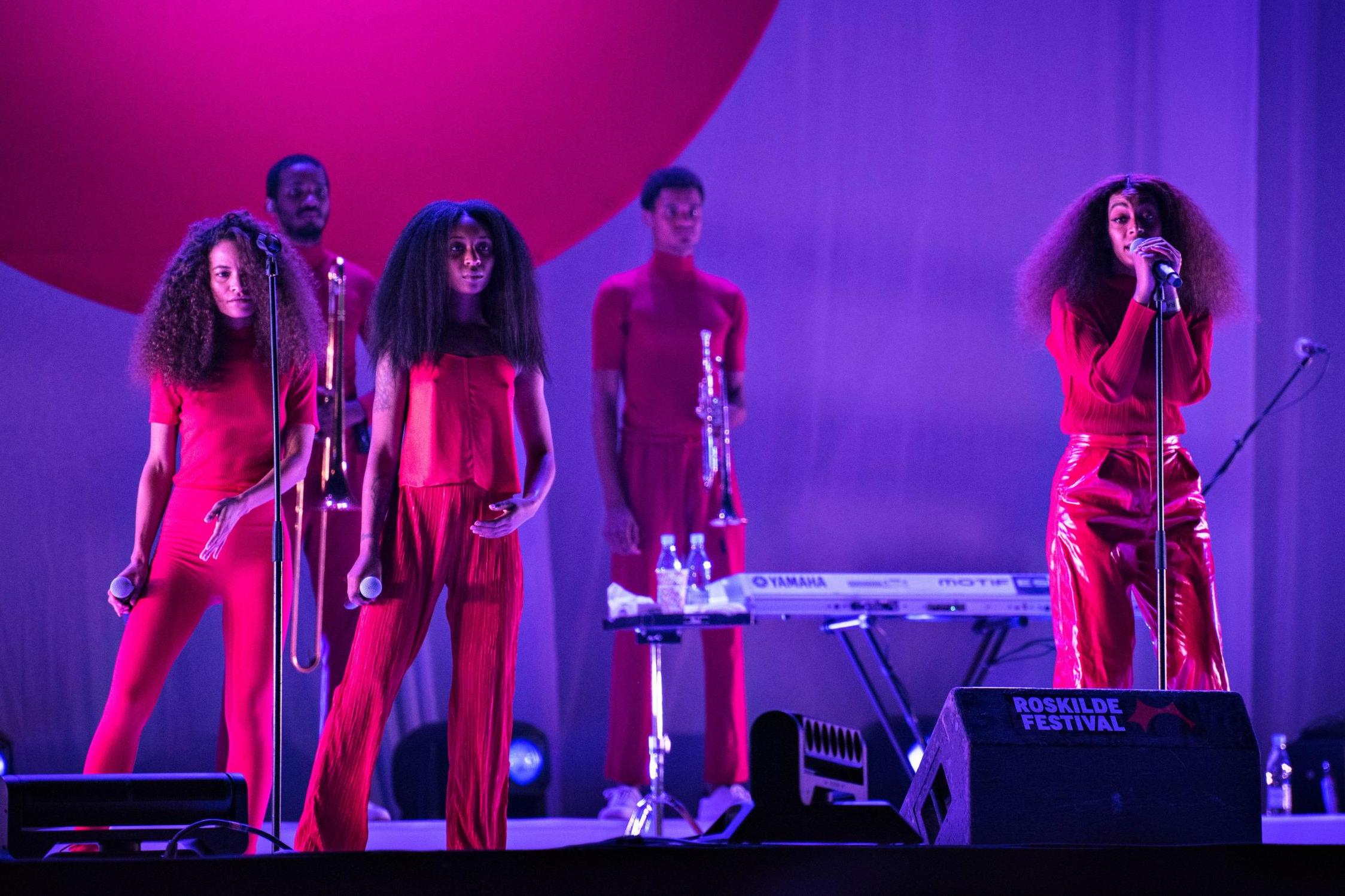 Solange performs at Roskilde in 2017