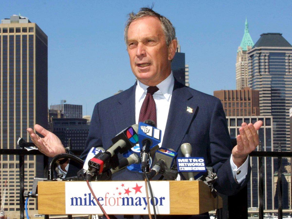 Billionaire Michael Bloomberg served 12 years as mayor of New York City