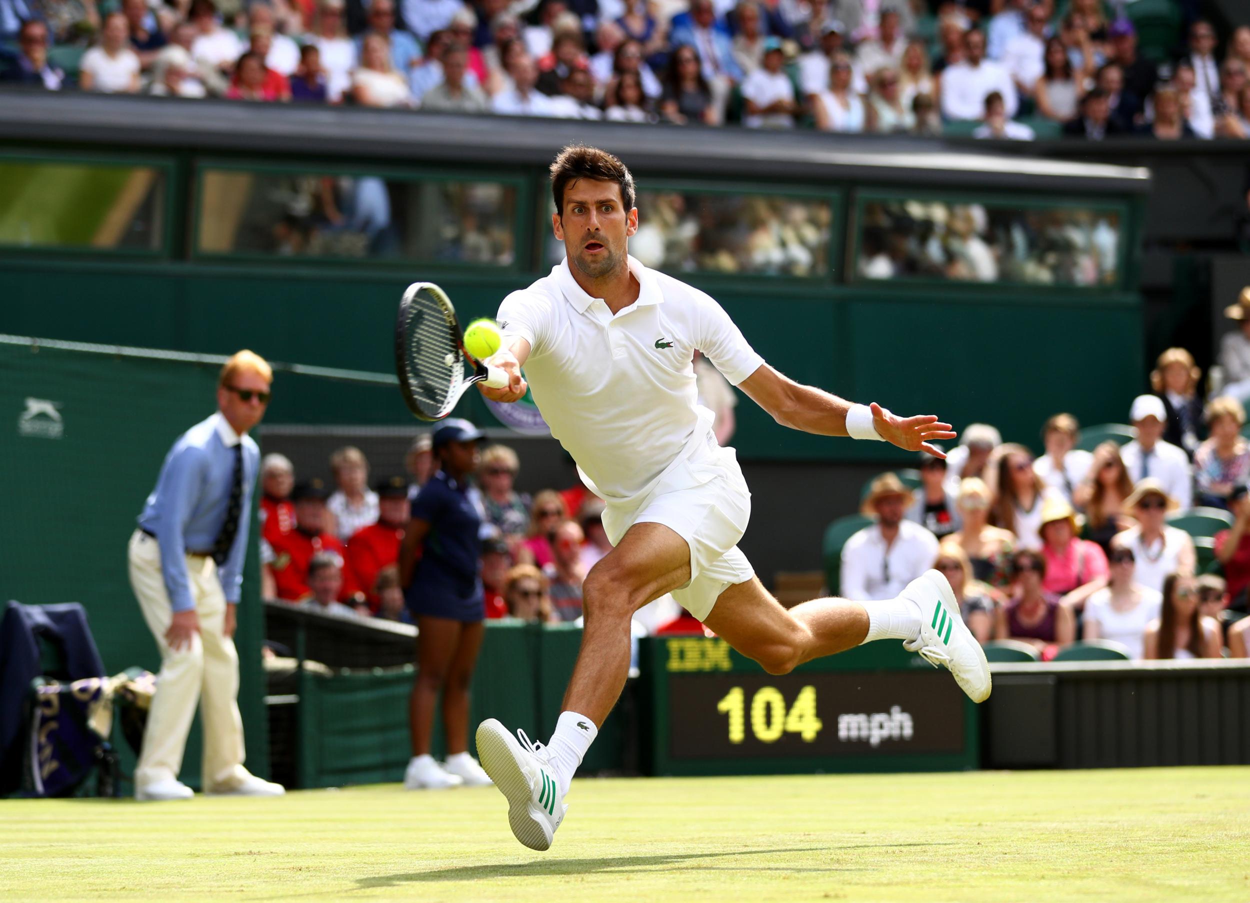 Djokovic is through to the second round of Wimbledon