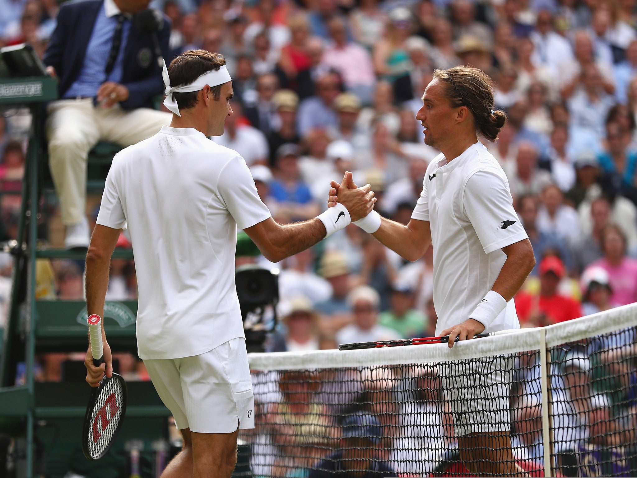 Roger Federer may have liked a little longer on court despite his routine victory