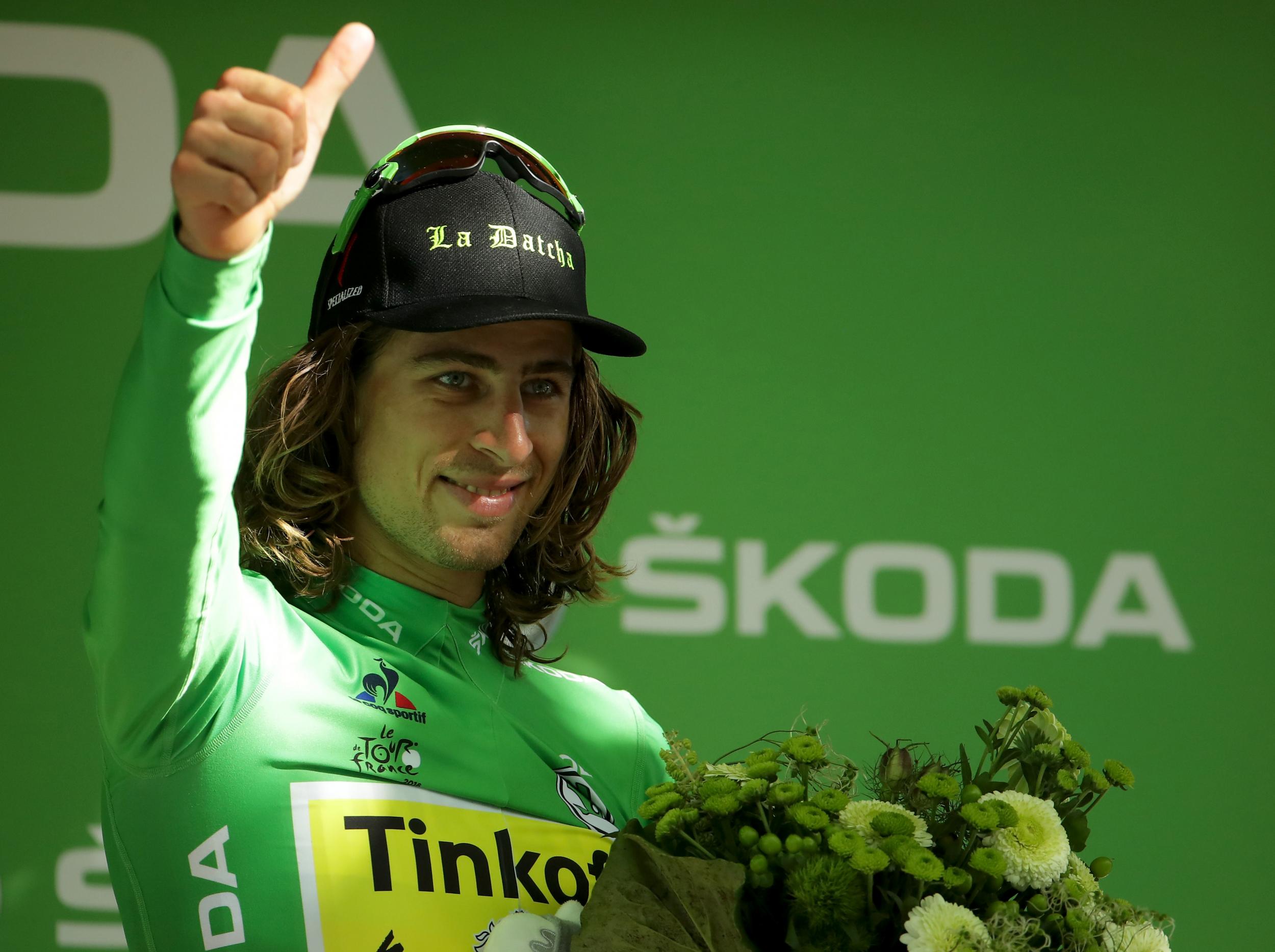 Sagan was the winner of the points classification in 2012, 2013, 2014, 2015 and 2016