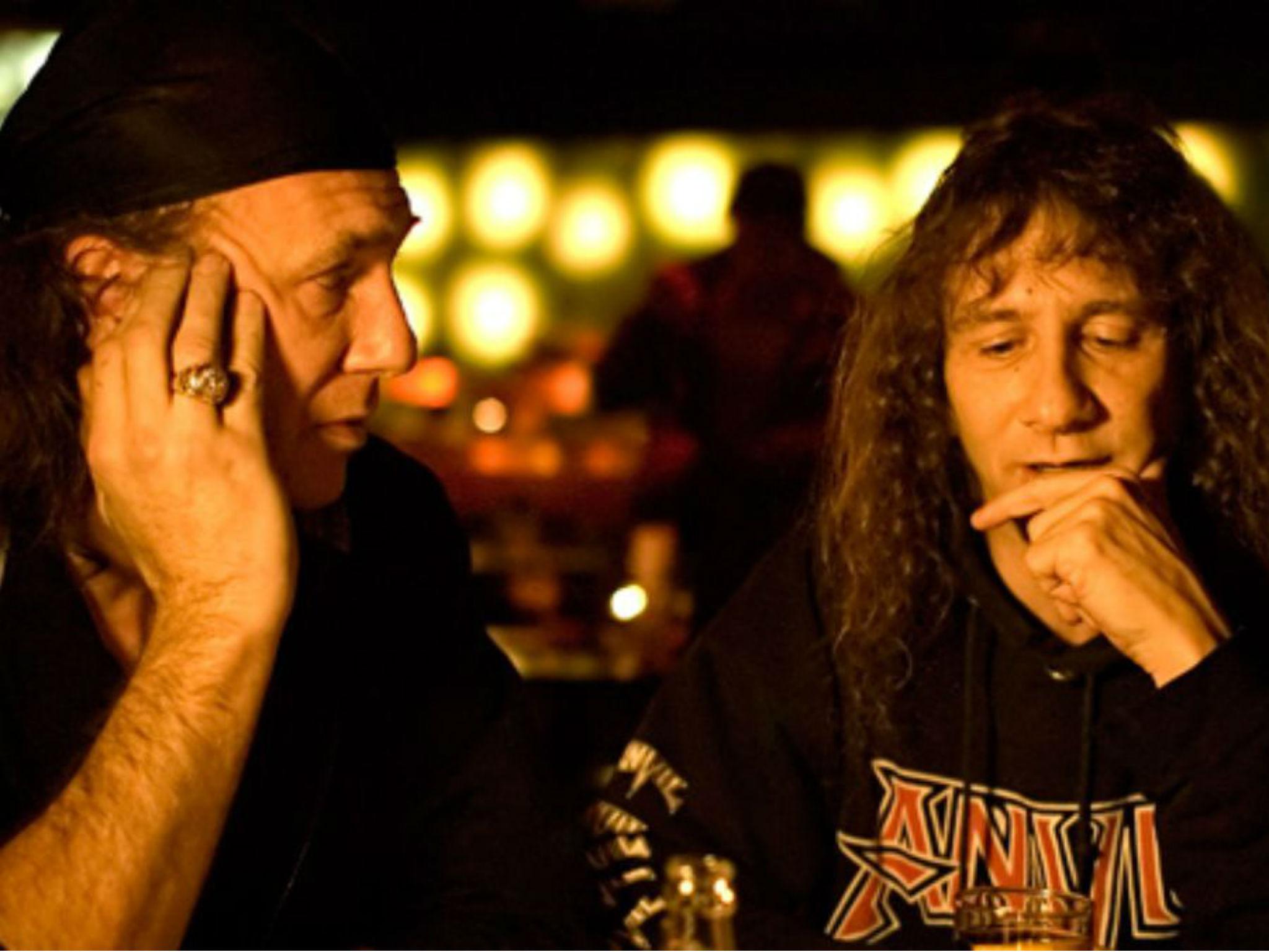 Robb Reiner and Steve 'Lips' Kudlow in Sacha Gervasi's documentary 'Anvil! The Story of Anvil'