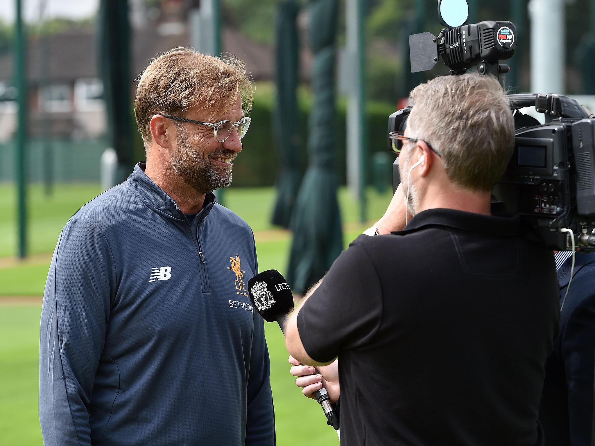 Jurgen Klopp back at Melwood after a short break