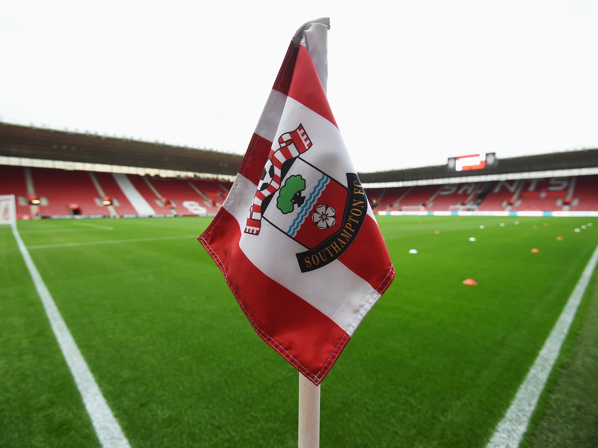 A general view of St Mary's, Southampton's home ground