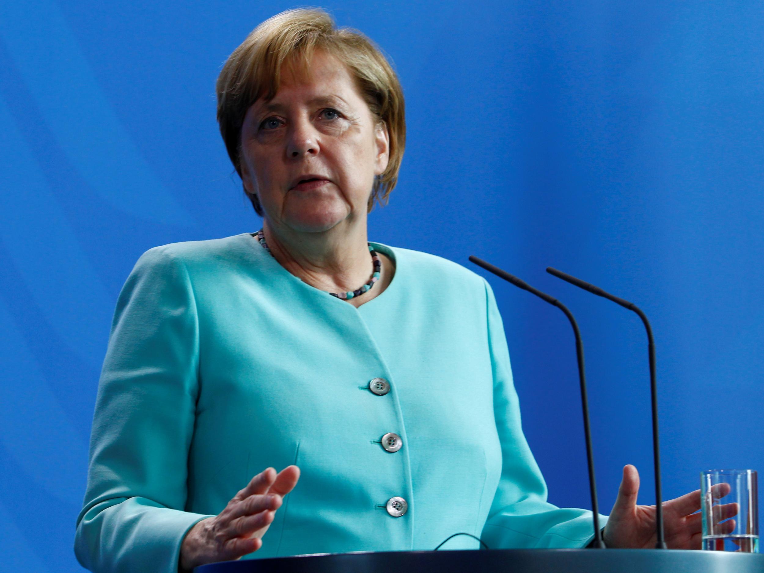 Merkel said that many bosses in the car industry had 'gambled away unbelievable amounts of trust'