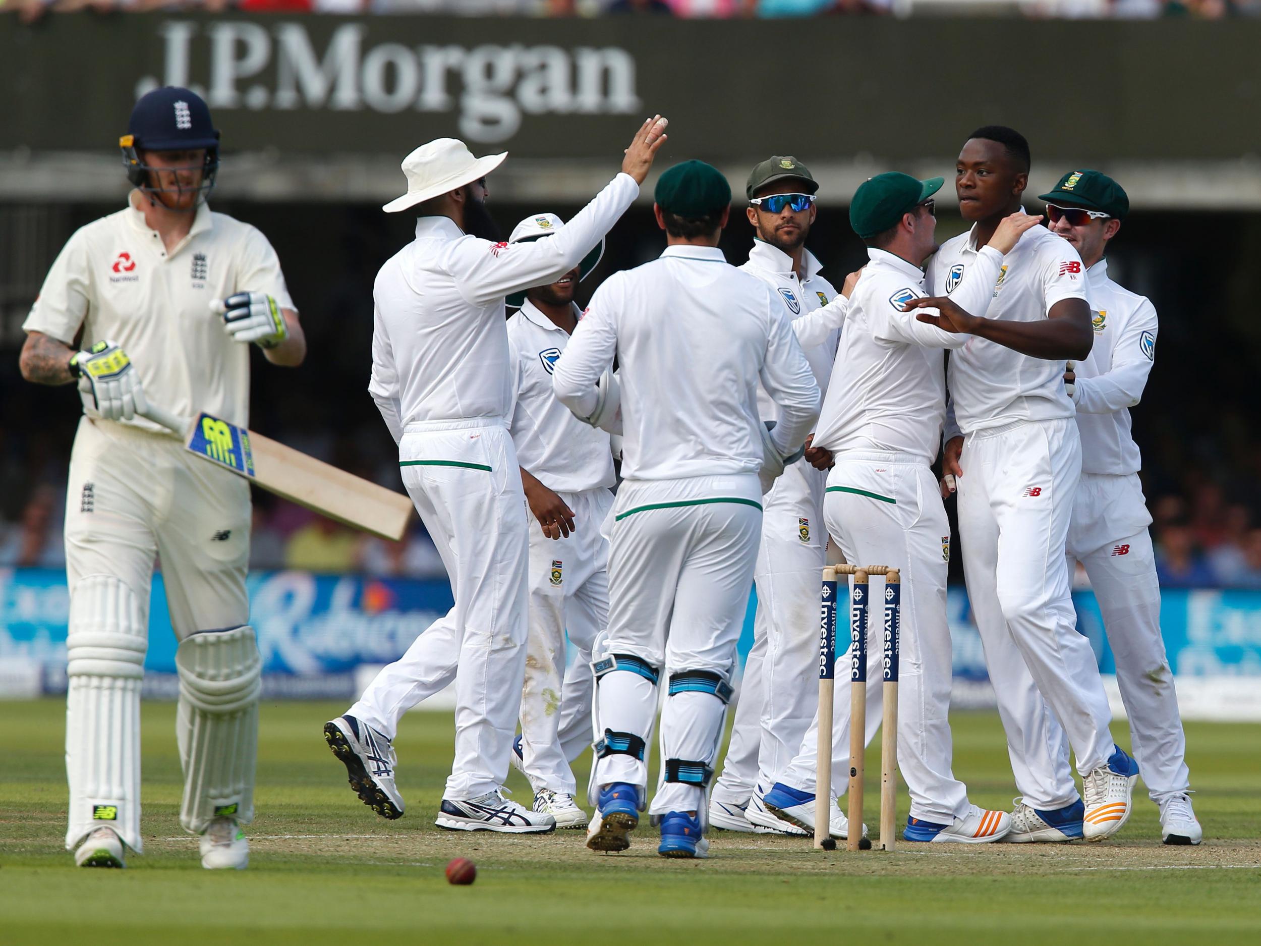 Stokes helped pull England back into the game before losing his wicket for 56