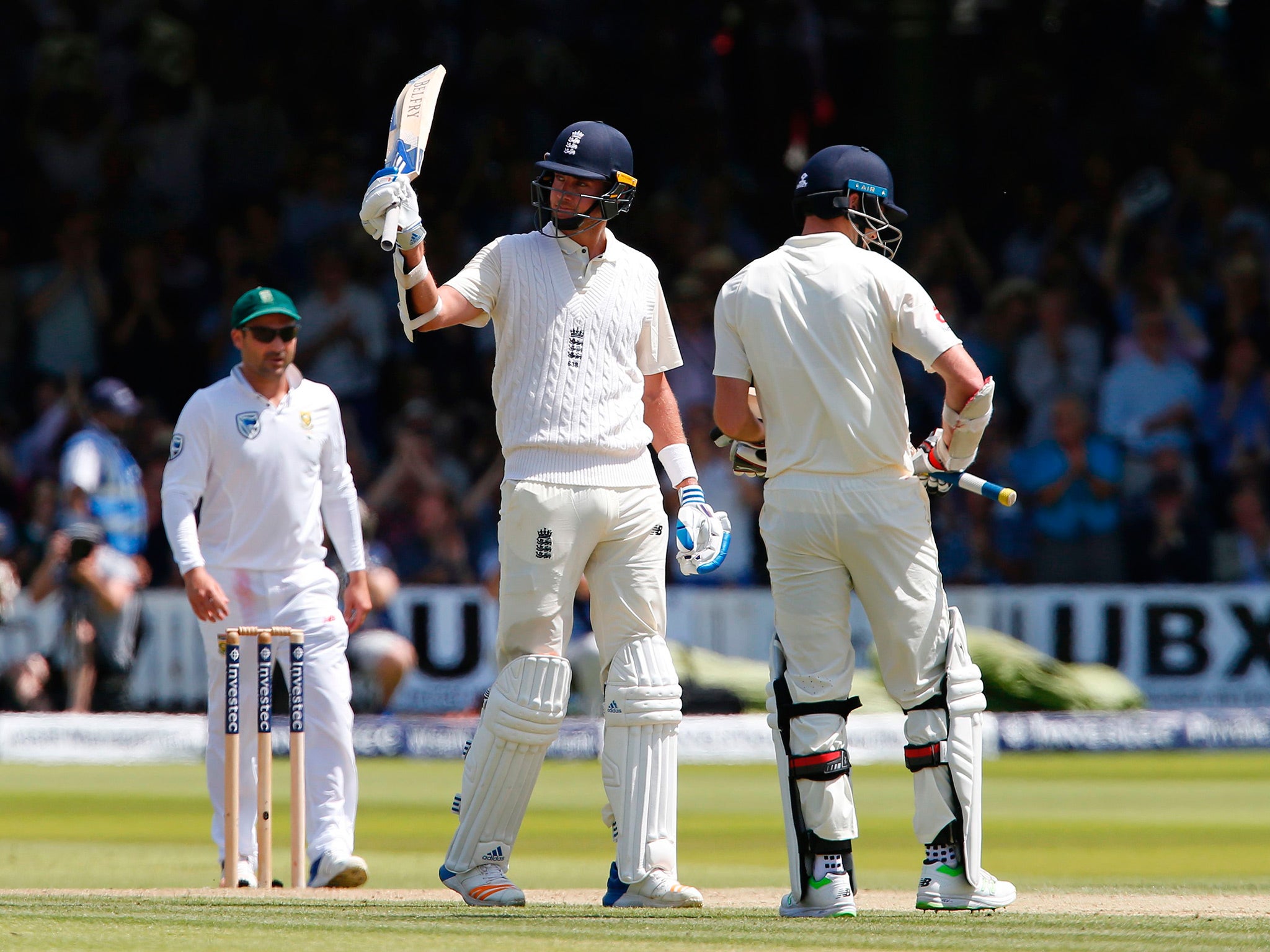 Broad ended unbeaten on 57