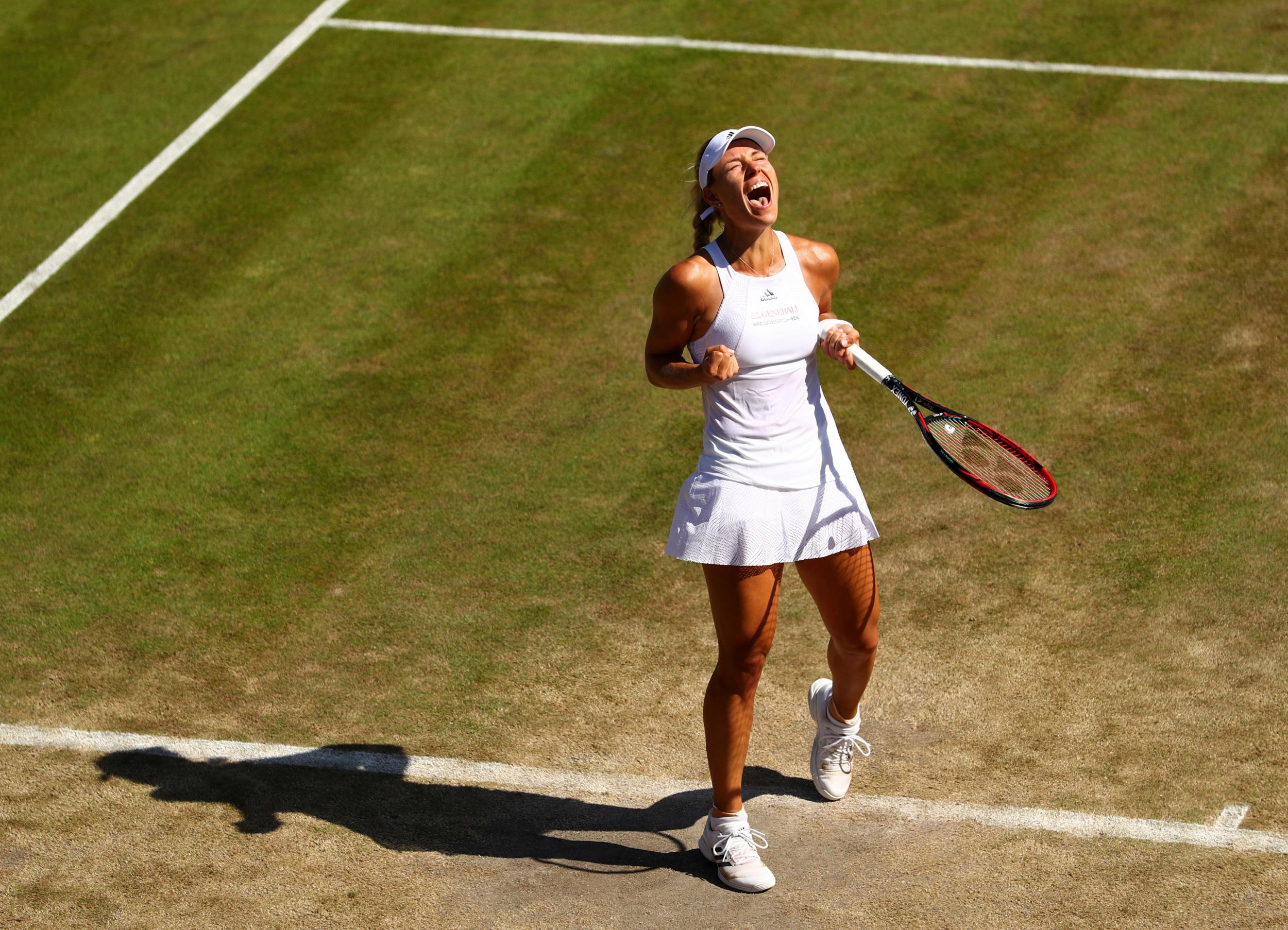 World No 1 Kerber is into the second week of Wimbledon