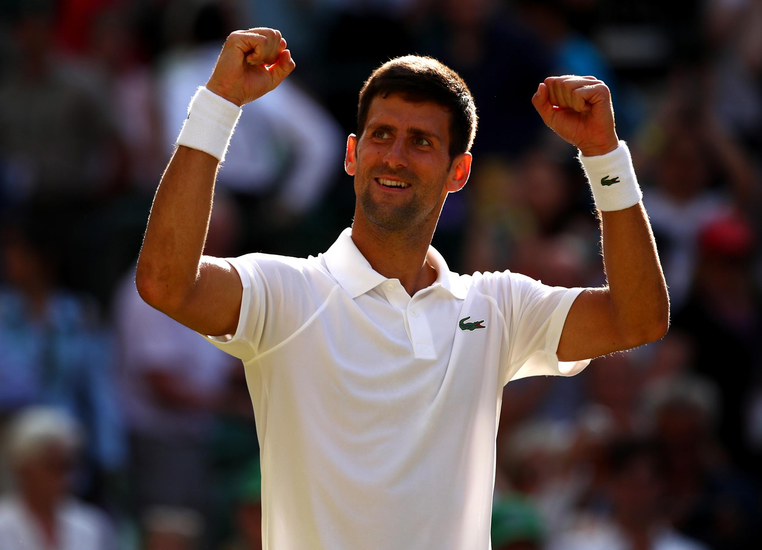 Djokovic is into the second week of Wimbledon