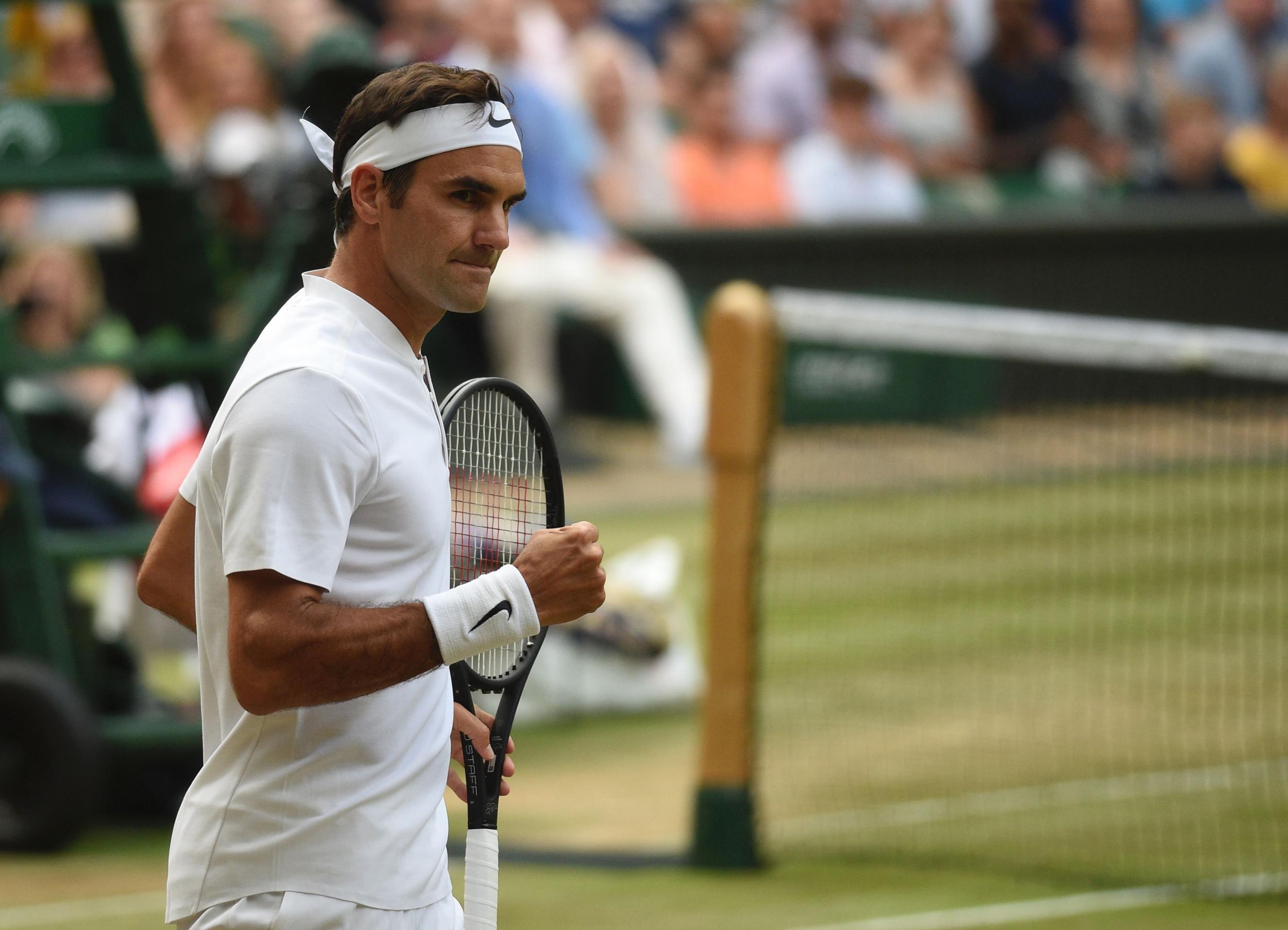 Federer has made smooth progress into the second week of Wimbledon