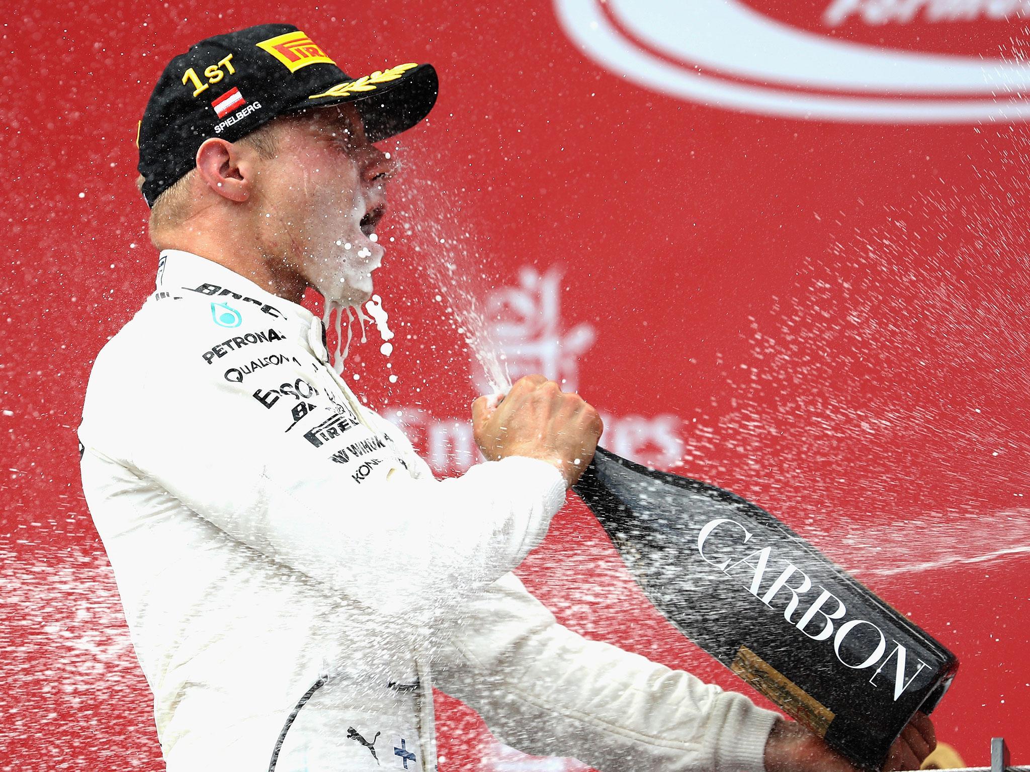 Valtteri Bottas held off the challenge of Sebastian Vettel to take the win