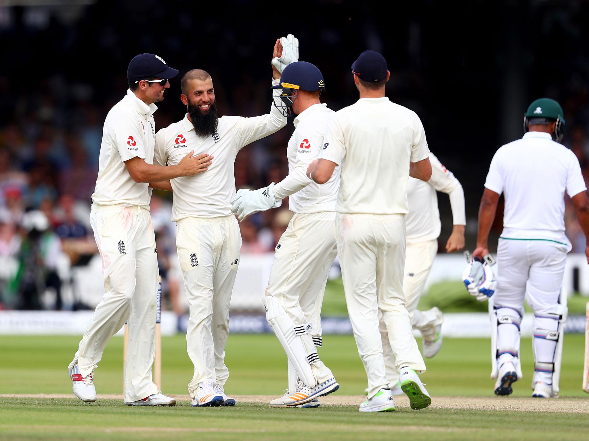 &#13;
Moeen was in the wickets again at Lord's &#13;