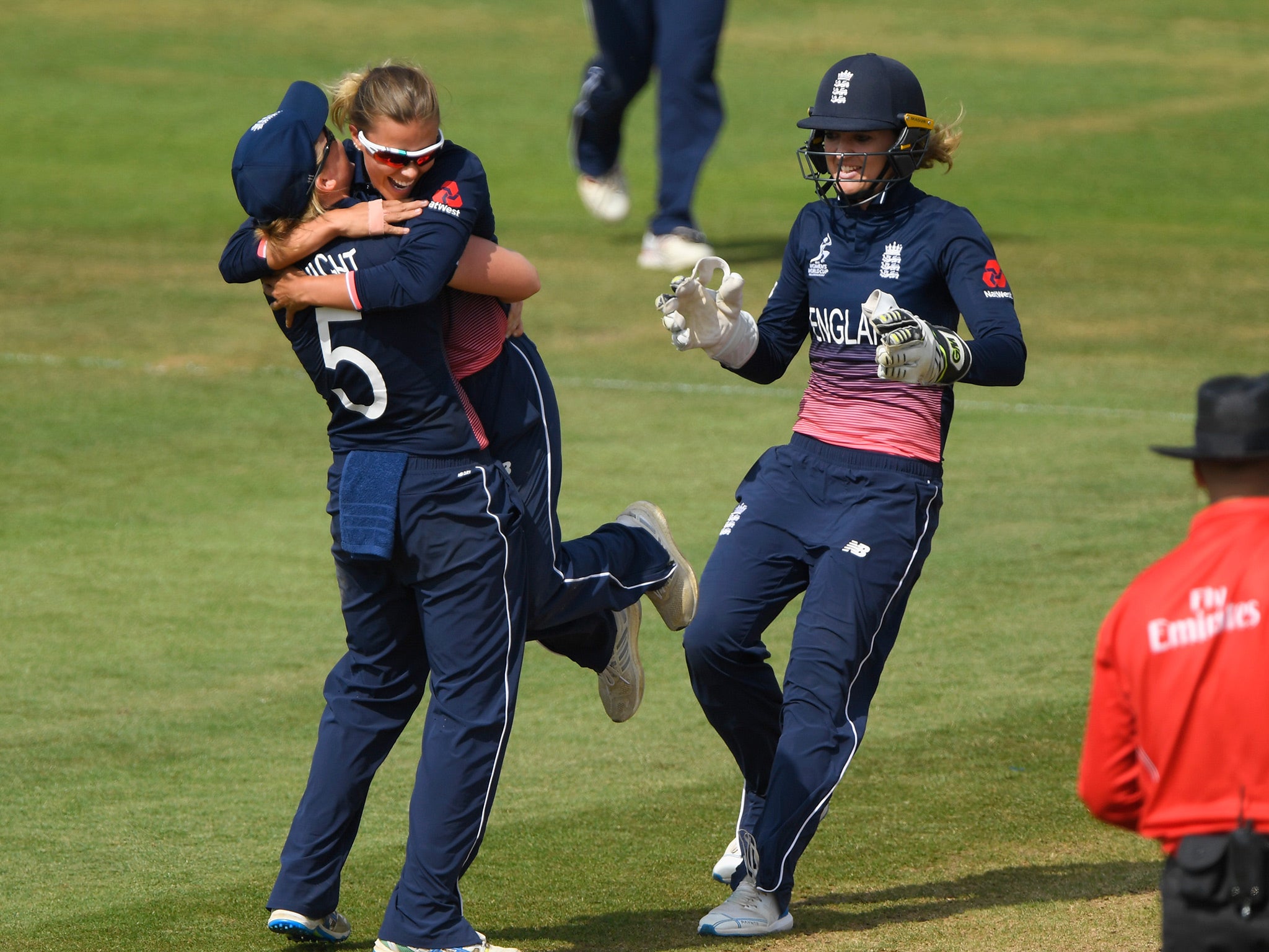 England secured their first World Cup victory over Australia since 1993