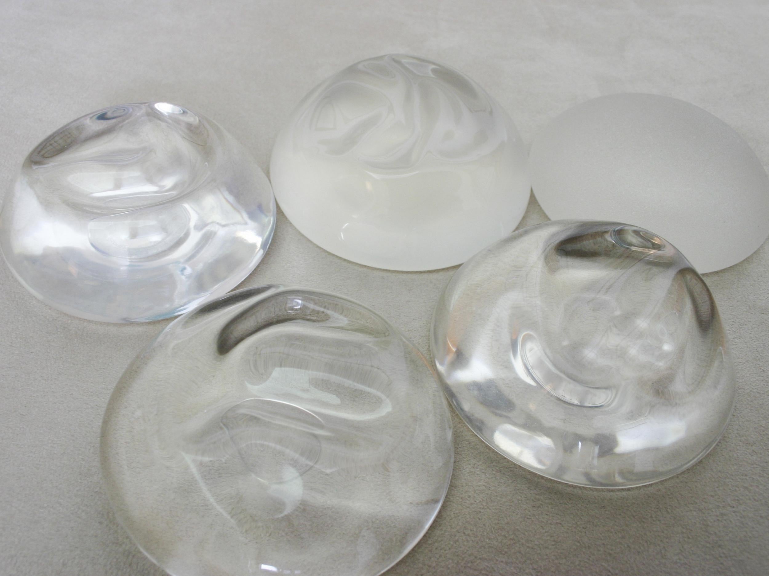 Breast implants of different types