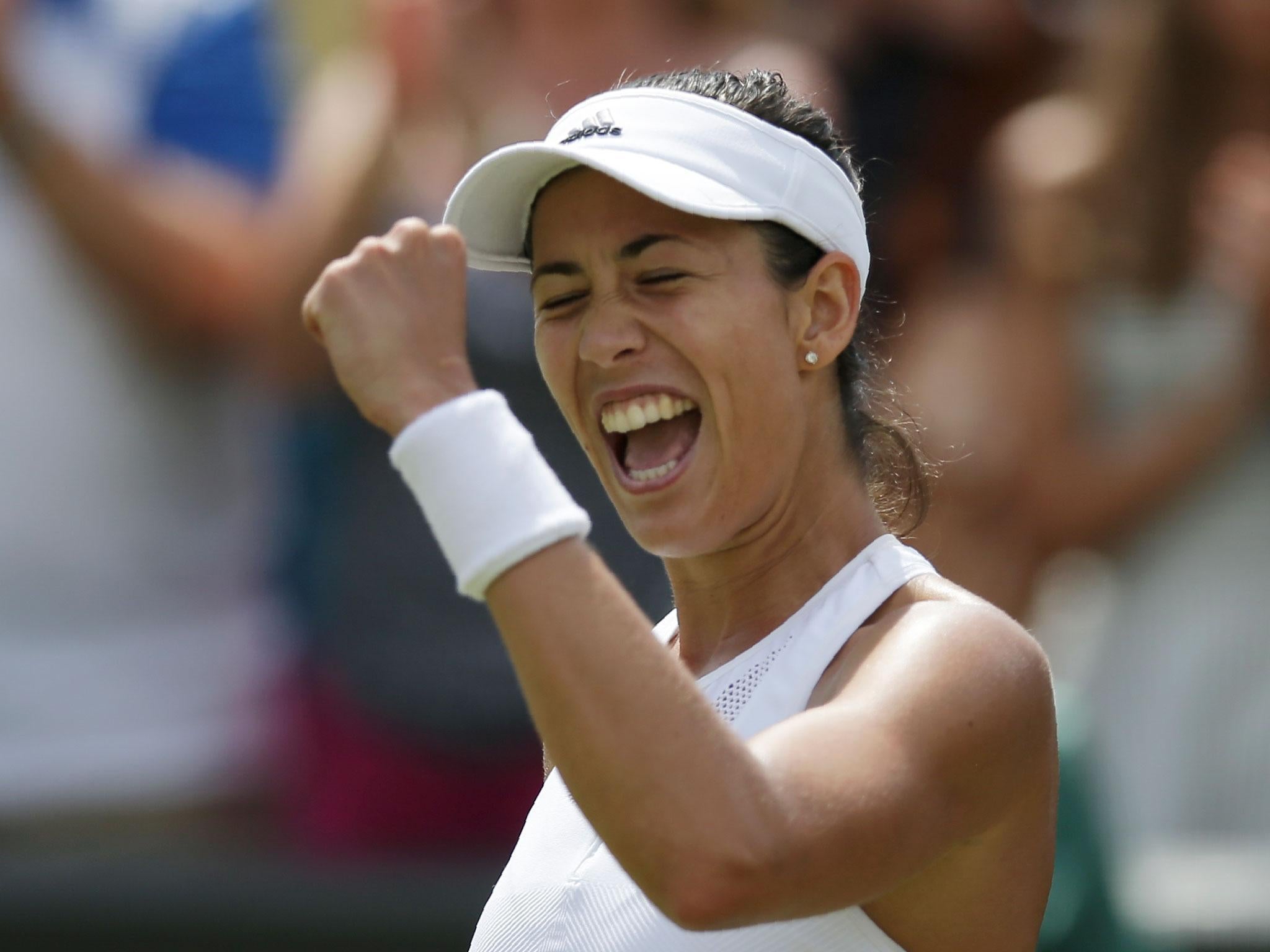Garbine Muguriza triumphed over world No.1 Angelique Kerber