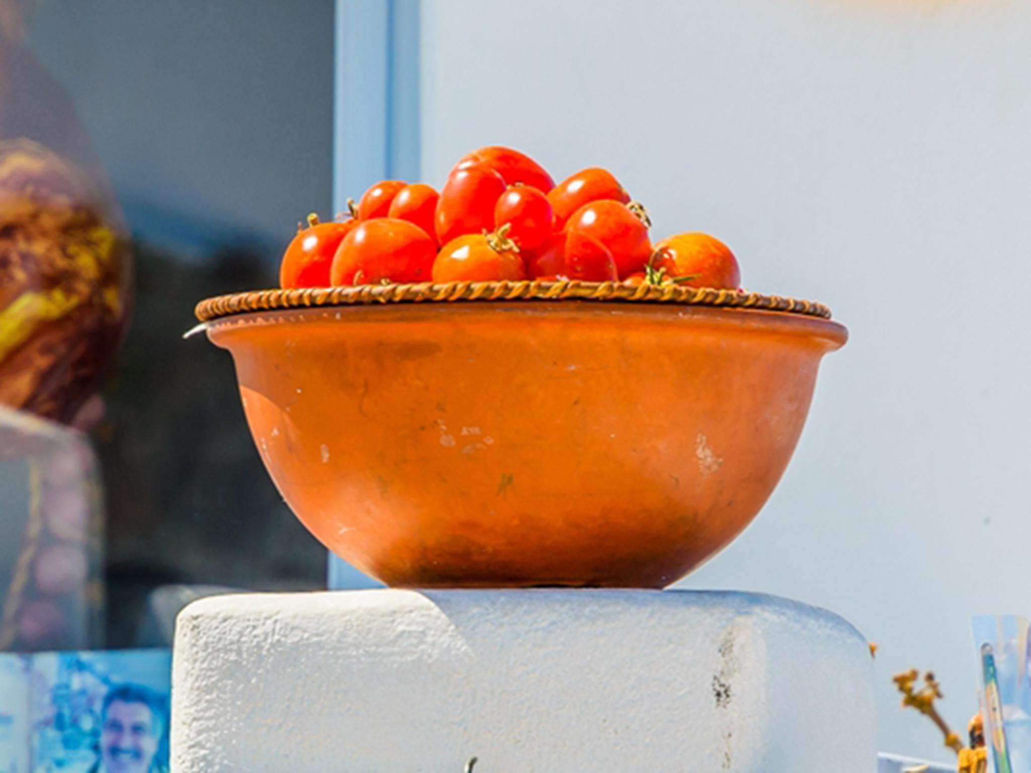 The variety of tomatoes grown on the island is totally unique