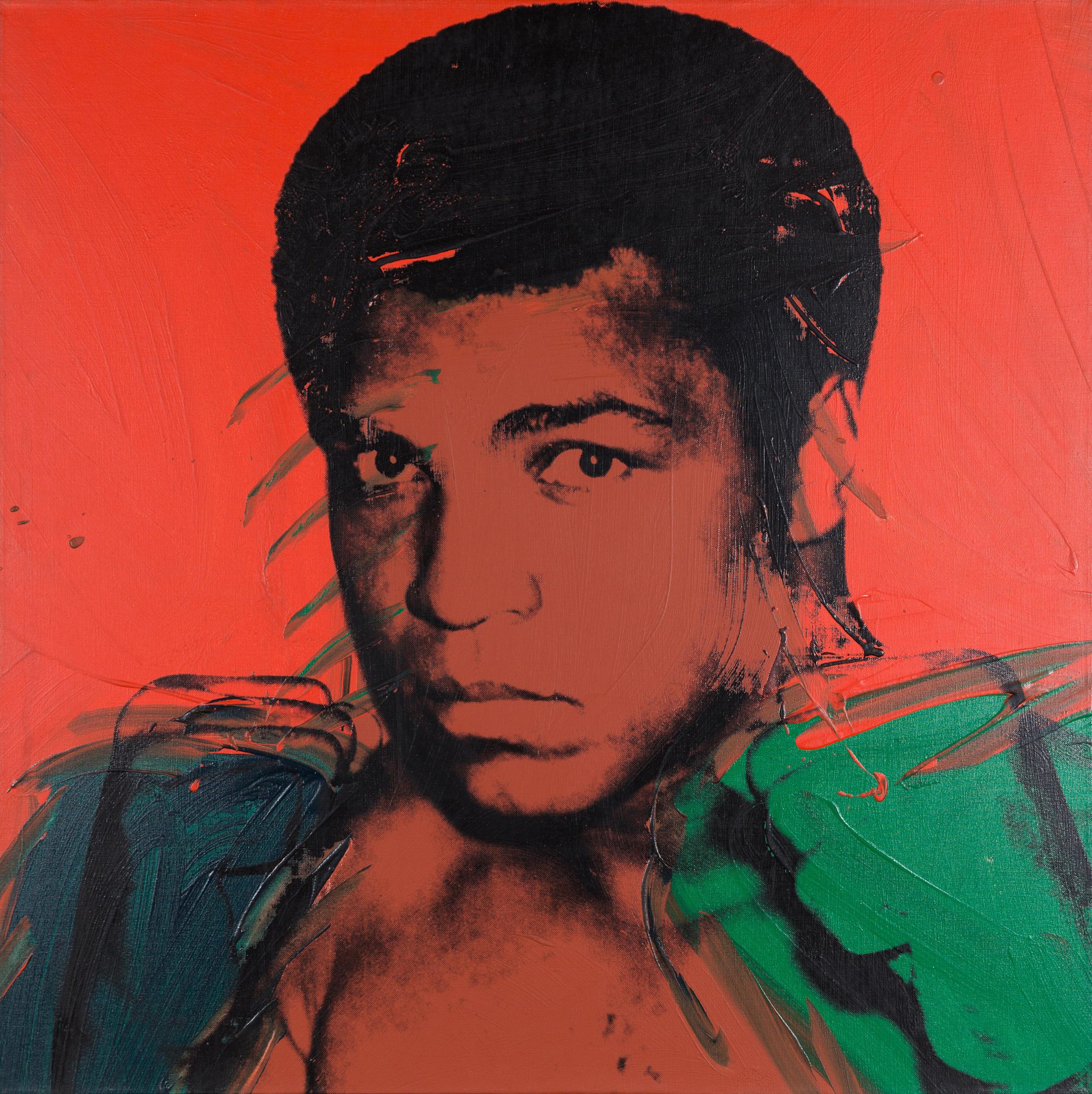 Muhammad Ali, 1978, Andy Warhol (The Andy Warhol Foundation for the Visual Art/Artists Rights Society (ARS), New York and DACS, London)