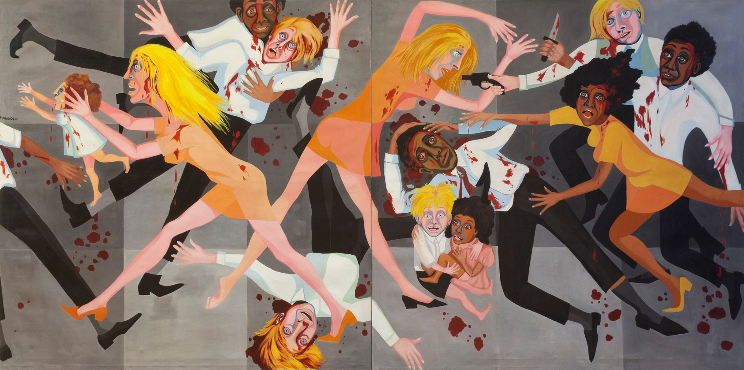 American People Series #20: Die, Faith Ringgold, 1967