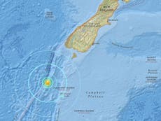 New Zealand earthquake: 6.8 magnitude seismic tremor hits just off South Island coast, report USGS