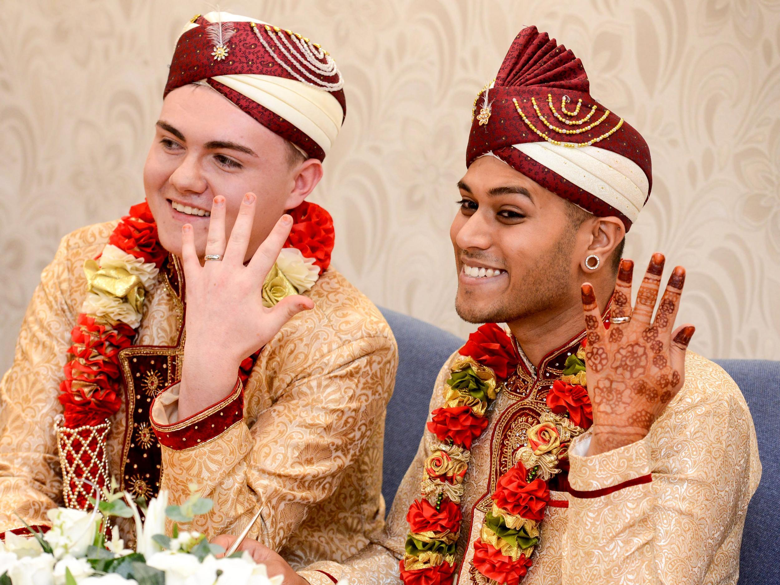 Jahed Choudhury and Sean Rogan married in Walsall this week, while Dennis and his husband married in 2016