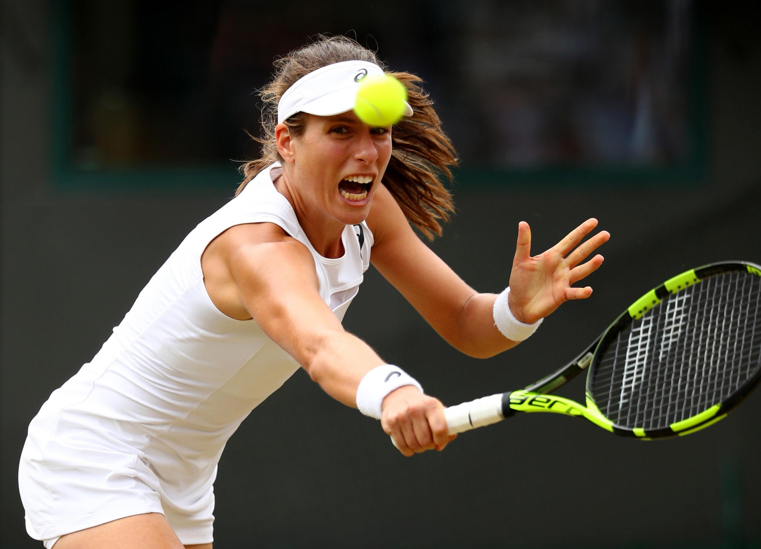 Konta will be hoping to maintain her winning run against Halep