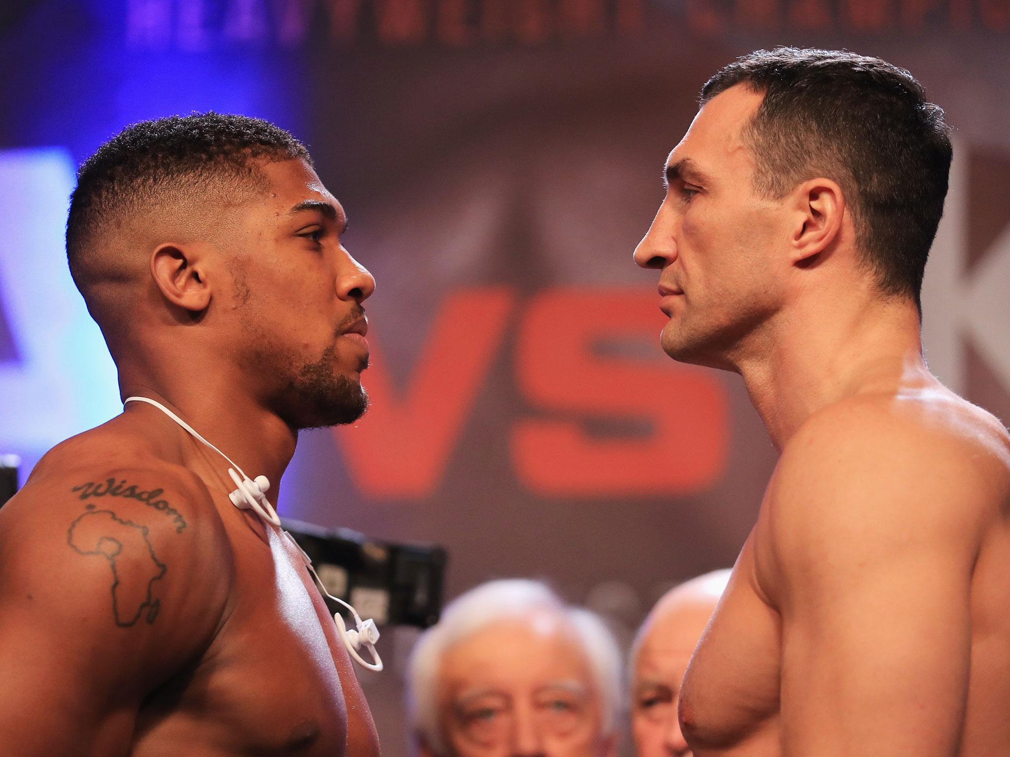 Anthony Joshua and Wladimir Klitschko are set to meet again in Las Vegas