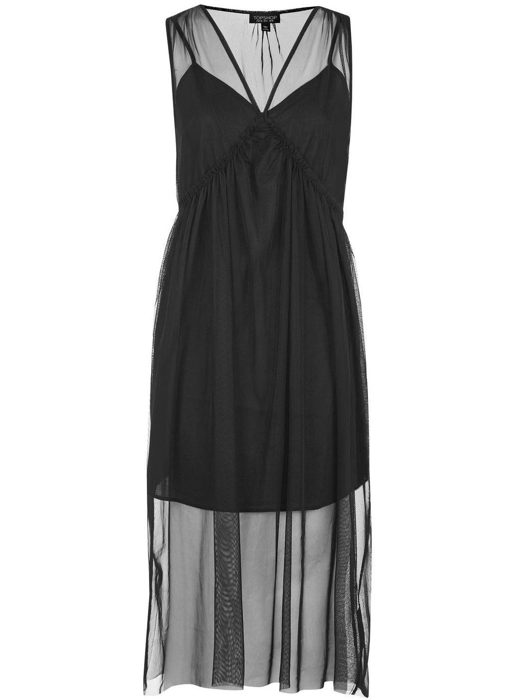 Tulle Sleeveless Midi Dress, £24, topshop.com