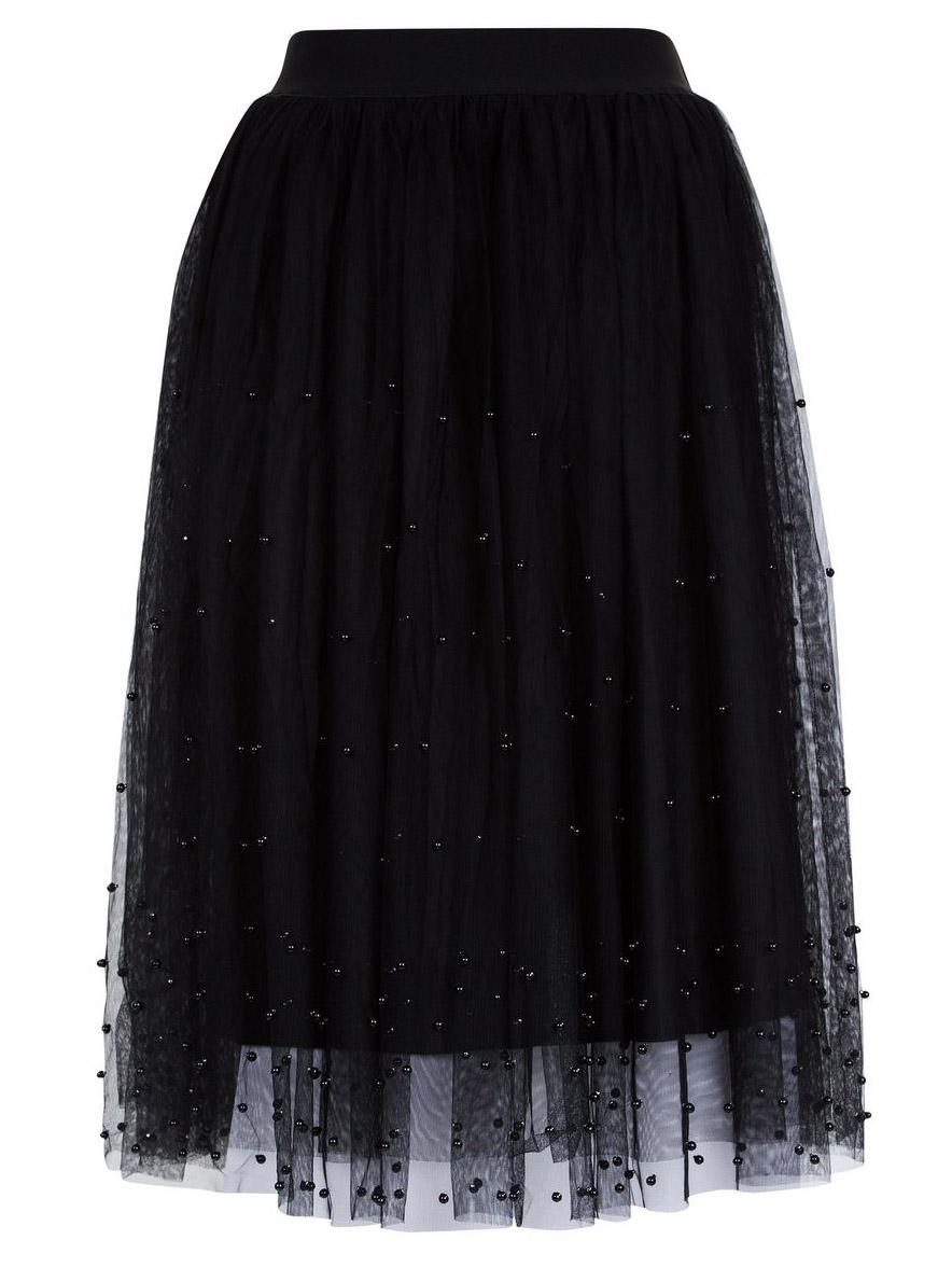 Black Tulle Midi Skirt, £27.99, newlook.com