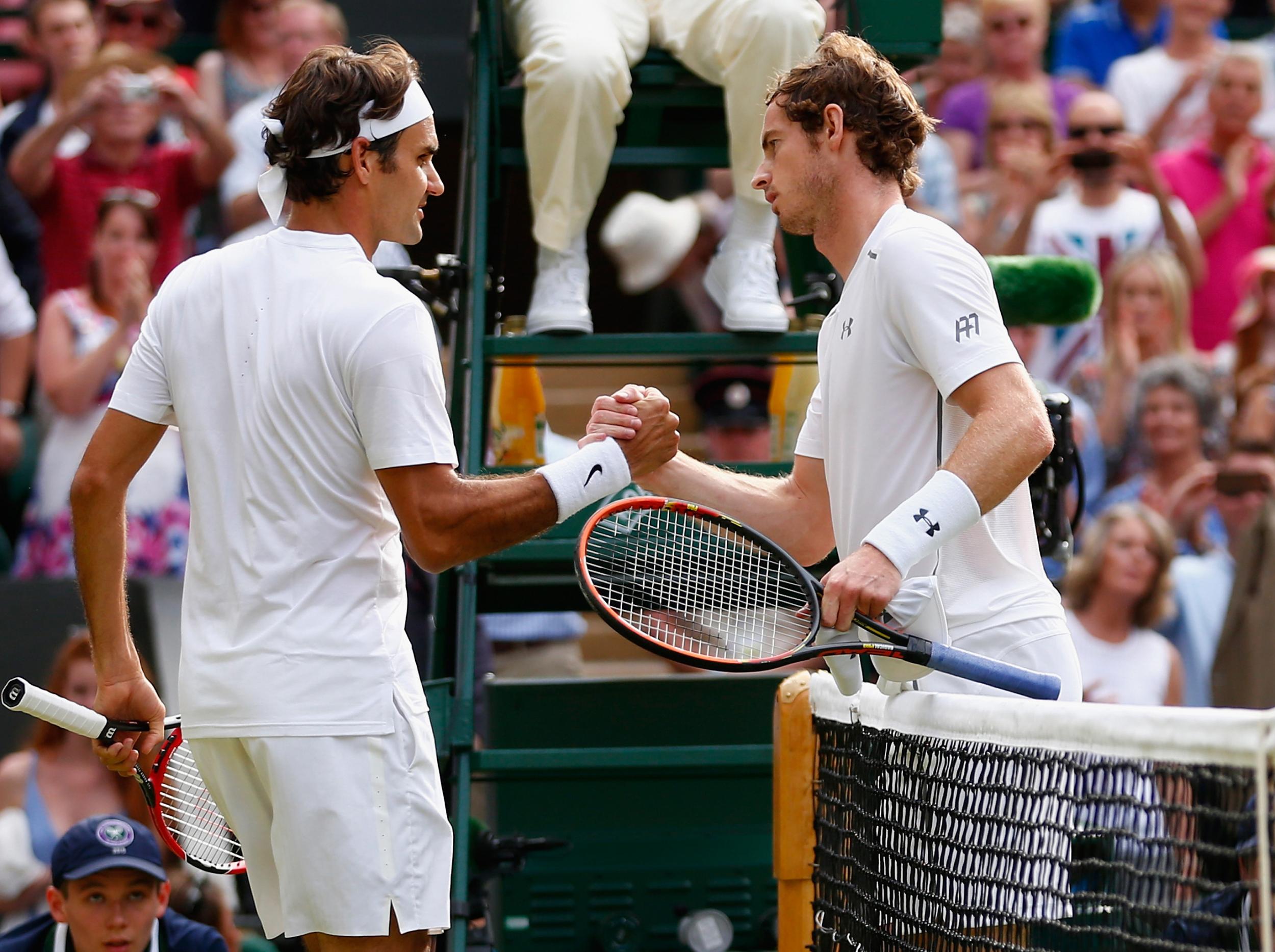 Federer and Murray have met in one previous Wimbledon final, in 2012