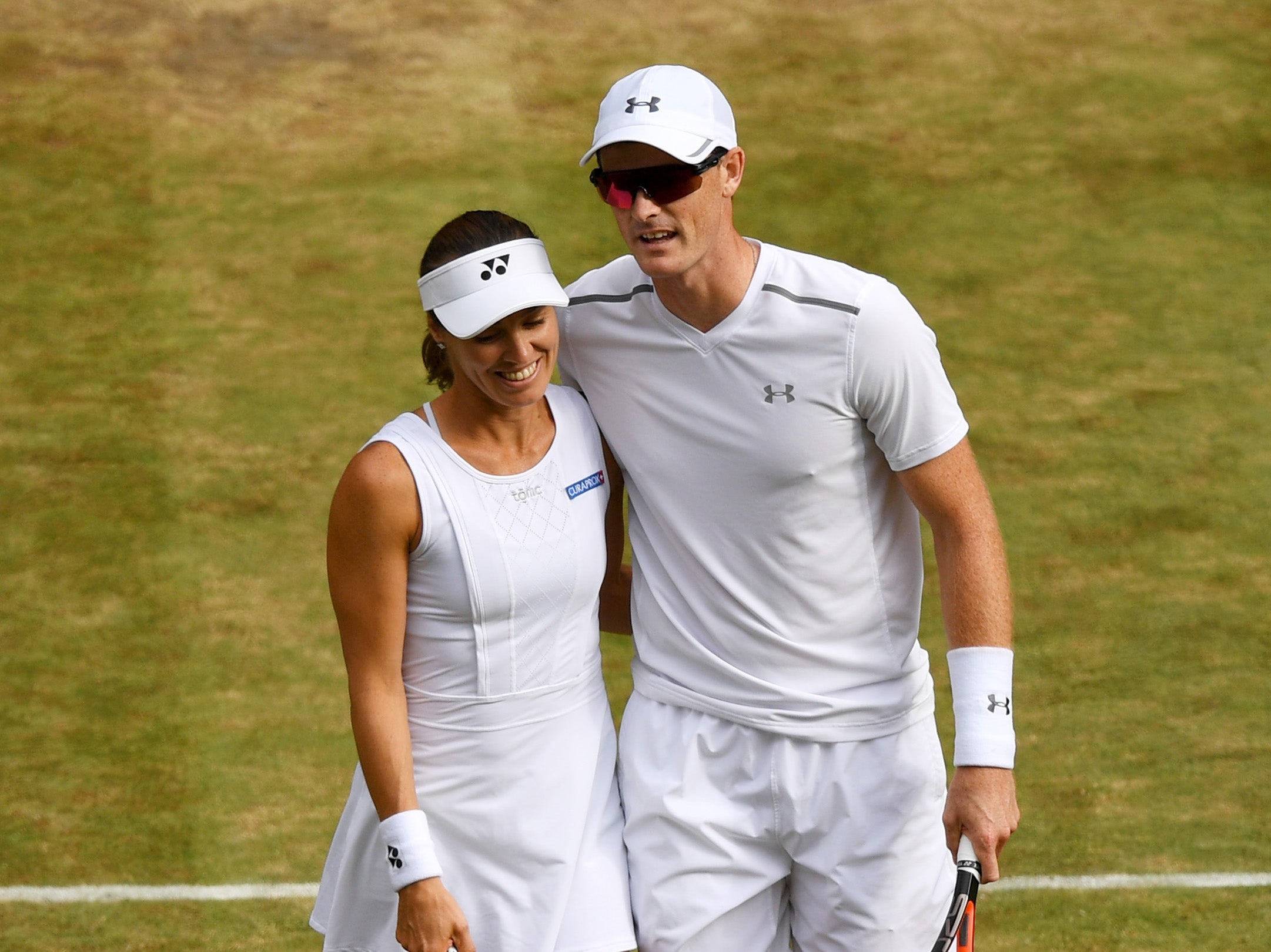 Murray won the mixed doubles at Wimbledon 10 years ago