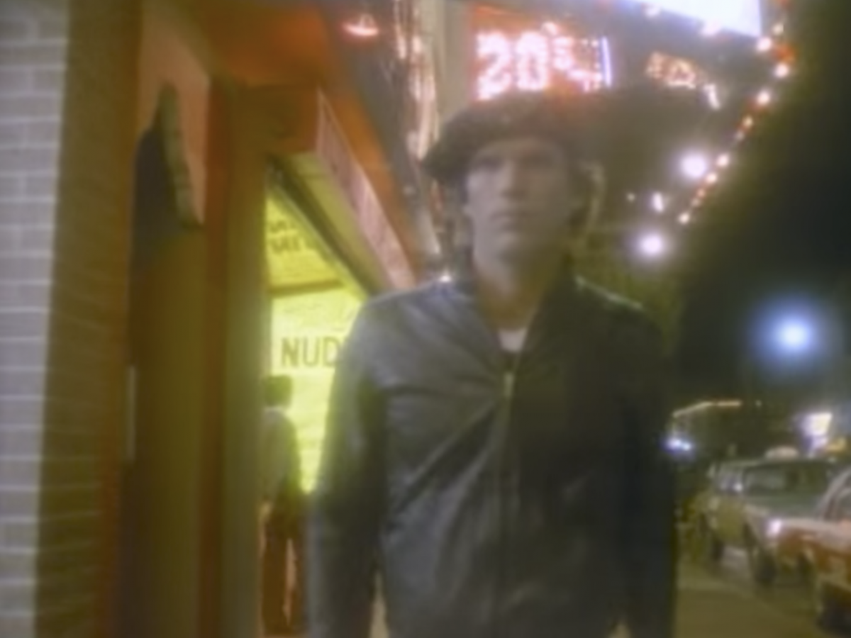 This is a screenshot from the "Eye of the Tiger" music video.